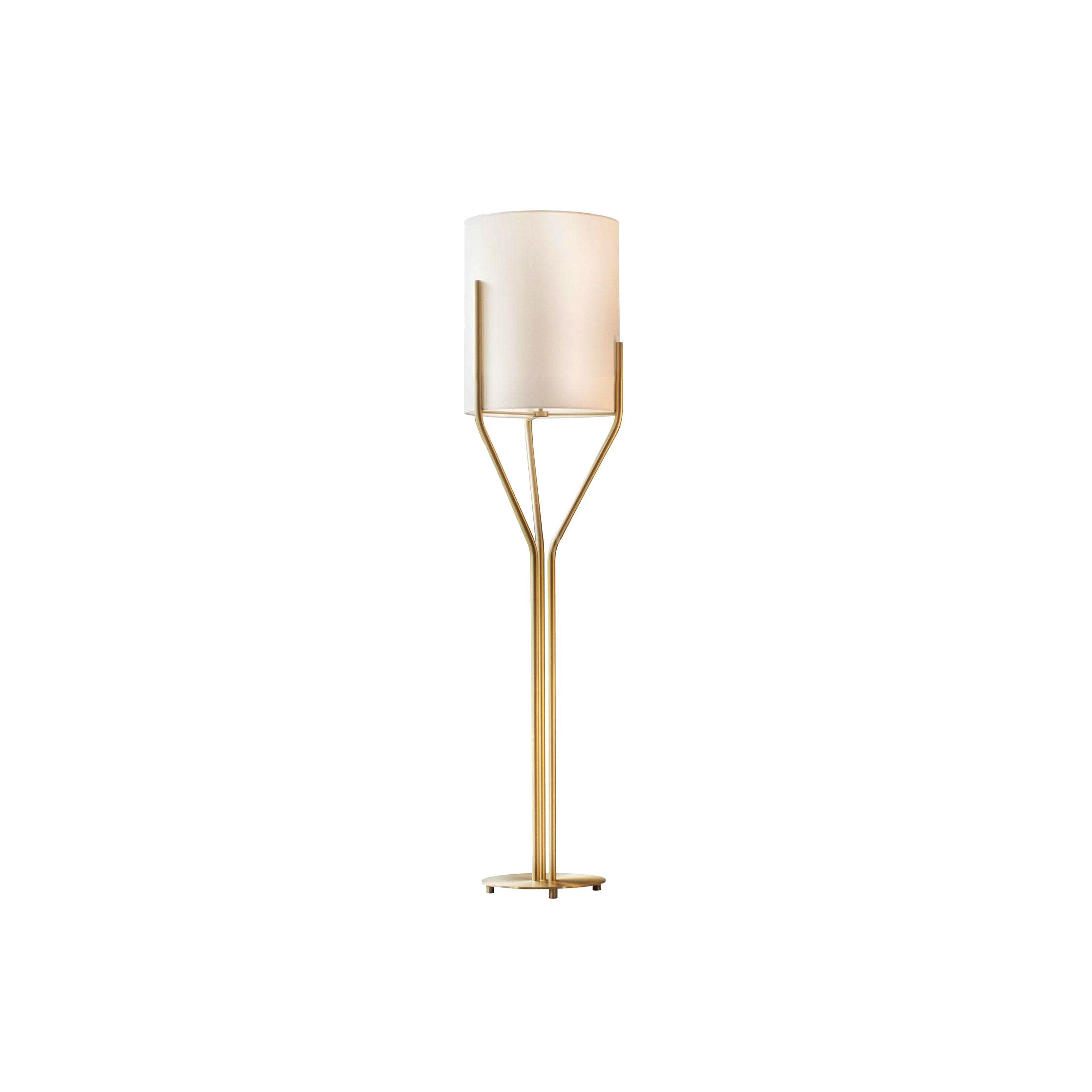 Evvynor Glam Brass Floor Lamp-Neutral Decor