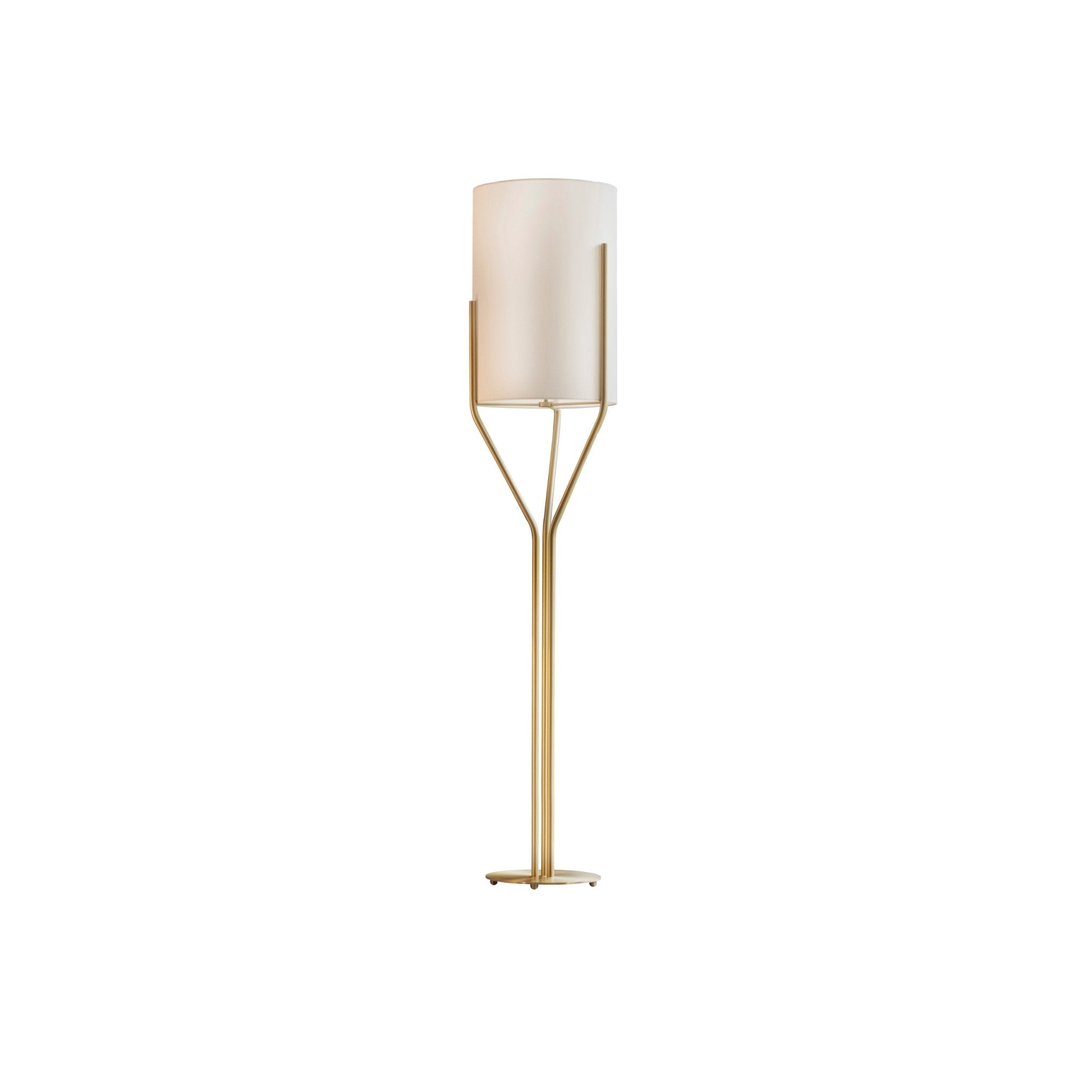 Evvynor Glam Brass Floor Lamp-Neutral Decor