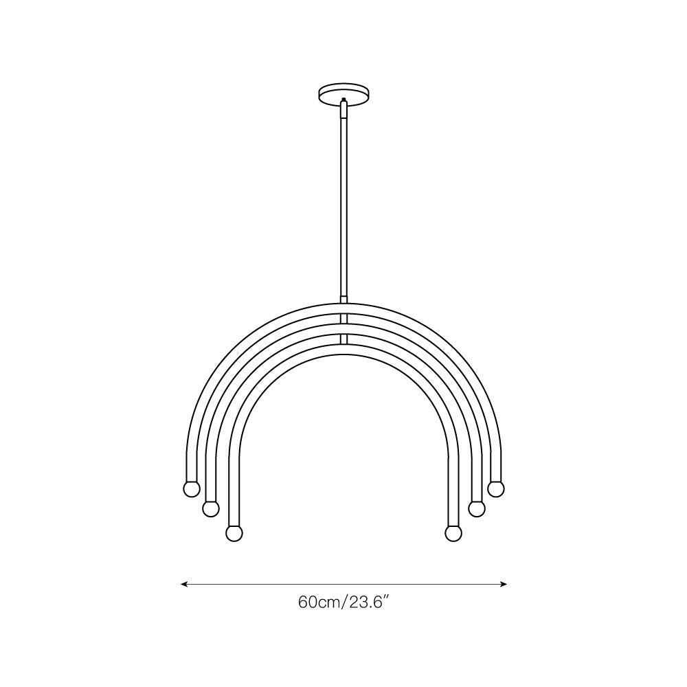 Rhea Brass Chandelier