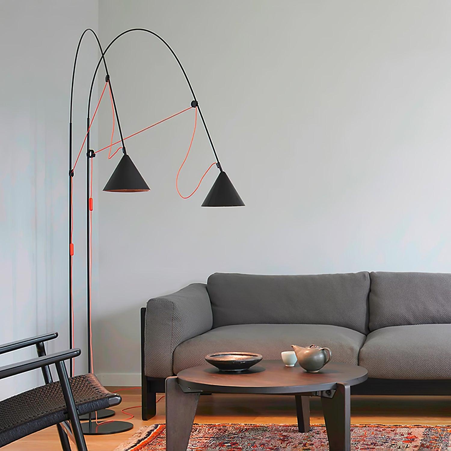 Aurzoril Industrial Floor Lamp-Neutral Decor