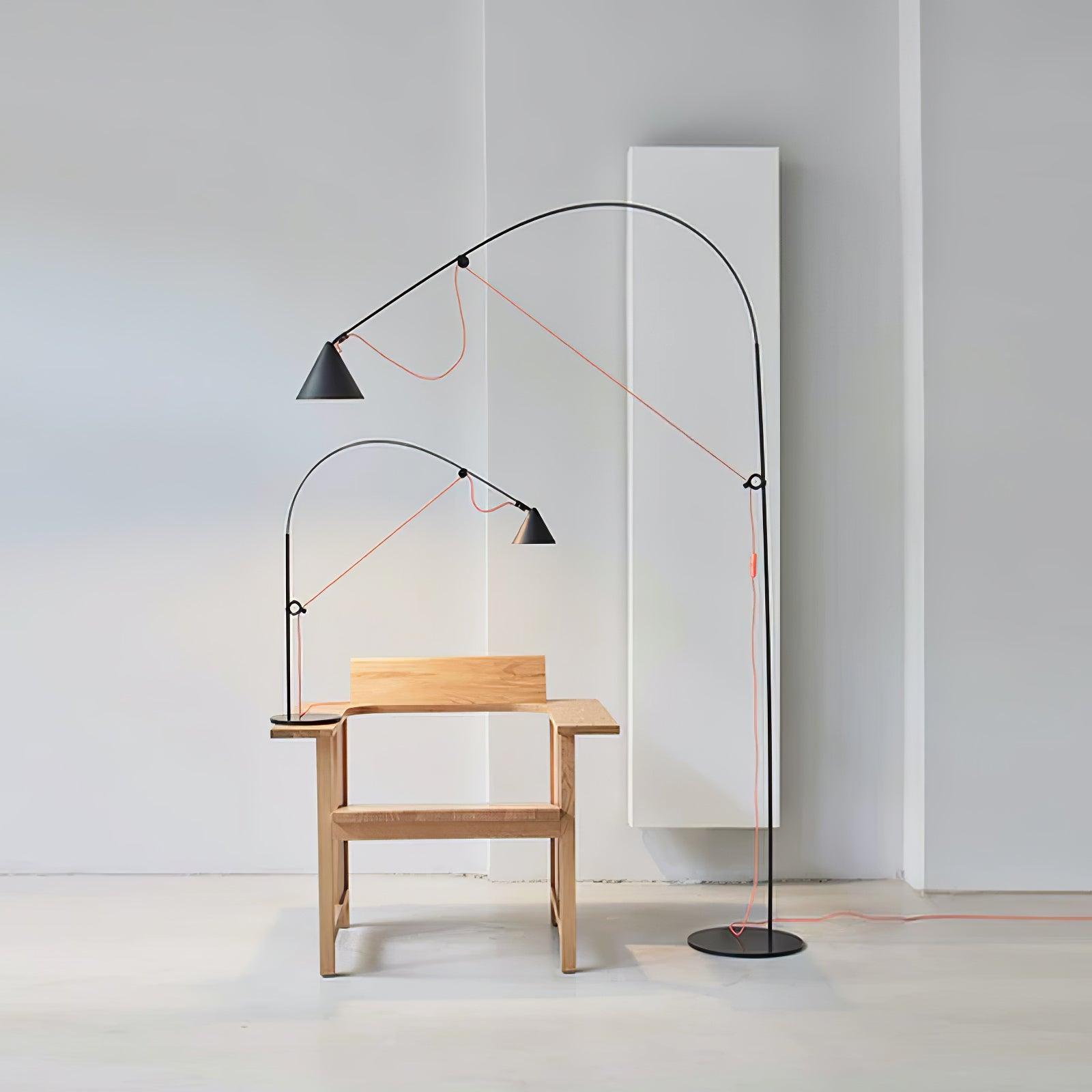 Aurzoril Industrial Floor Lamp-Neutral Decor