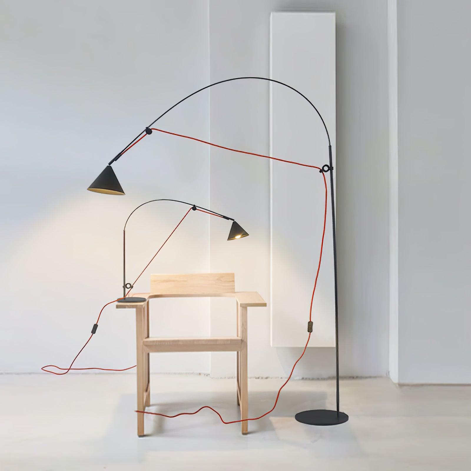 Aurzoril Industrial Floor Lamp-Neutral Decor