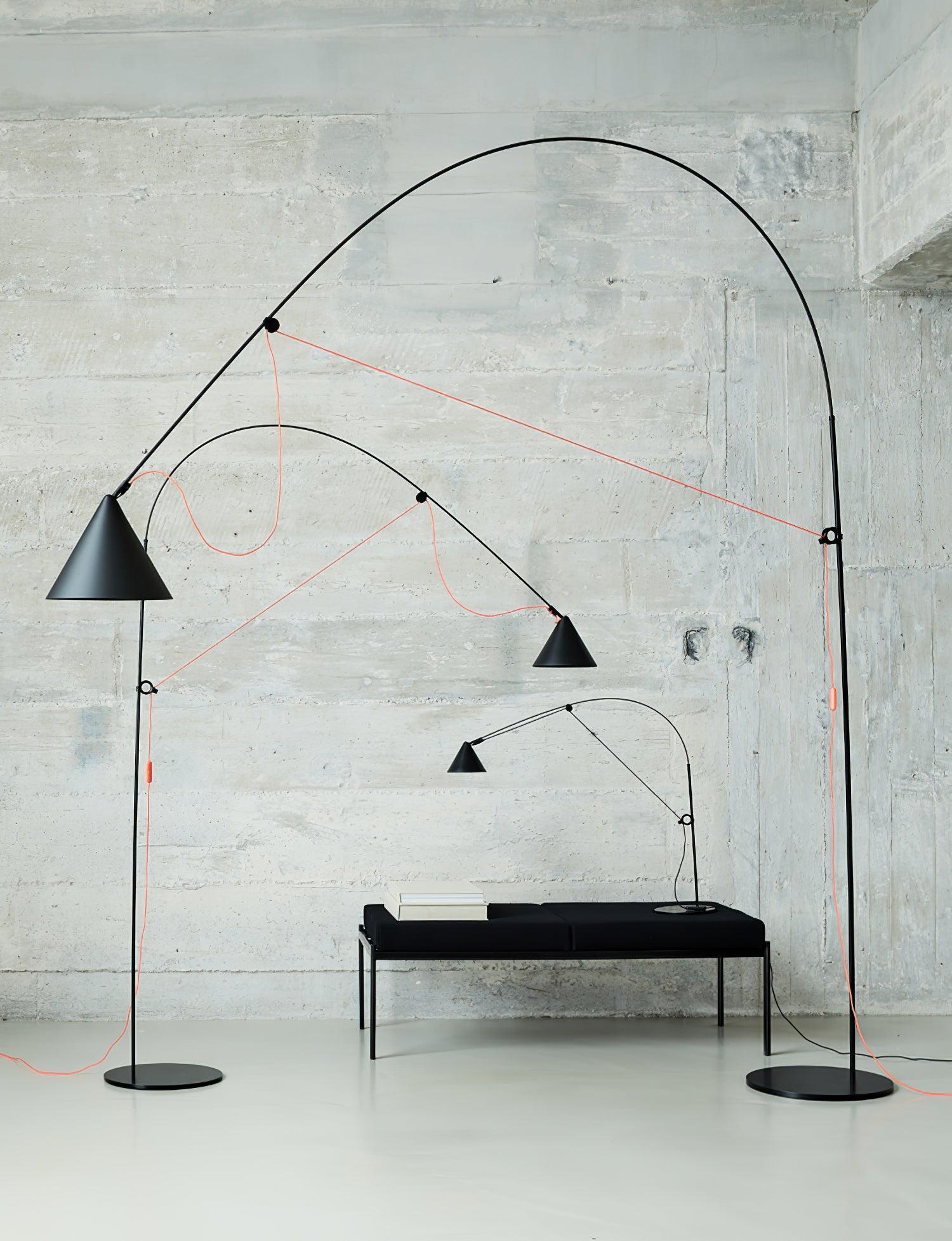 Aurzoril Industrial Floor Lamp-Neutral Decor