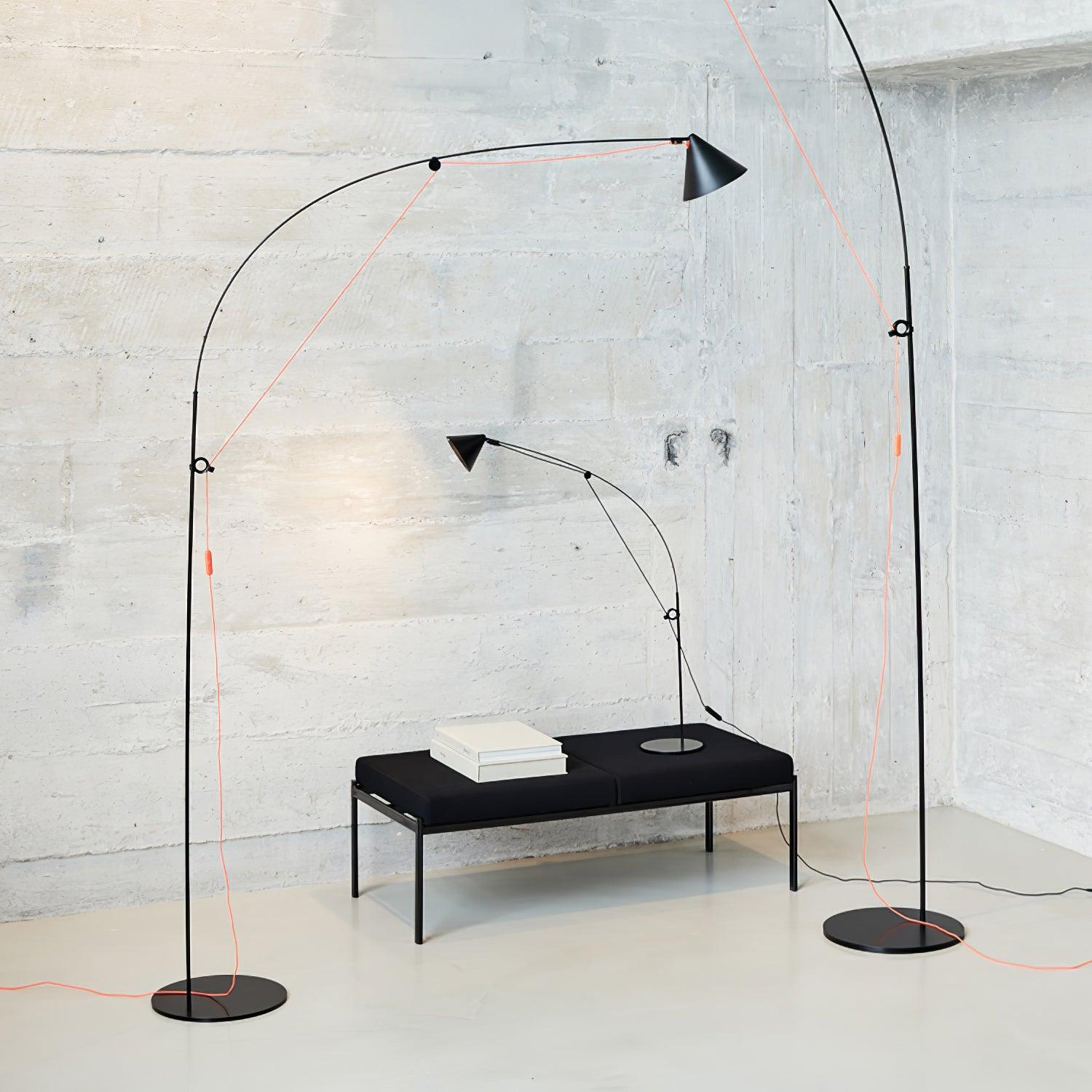 Aurzoril Industrial Floor Lamp-Neutral Decor