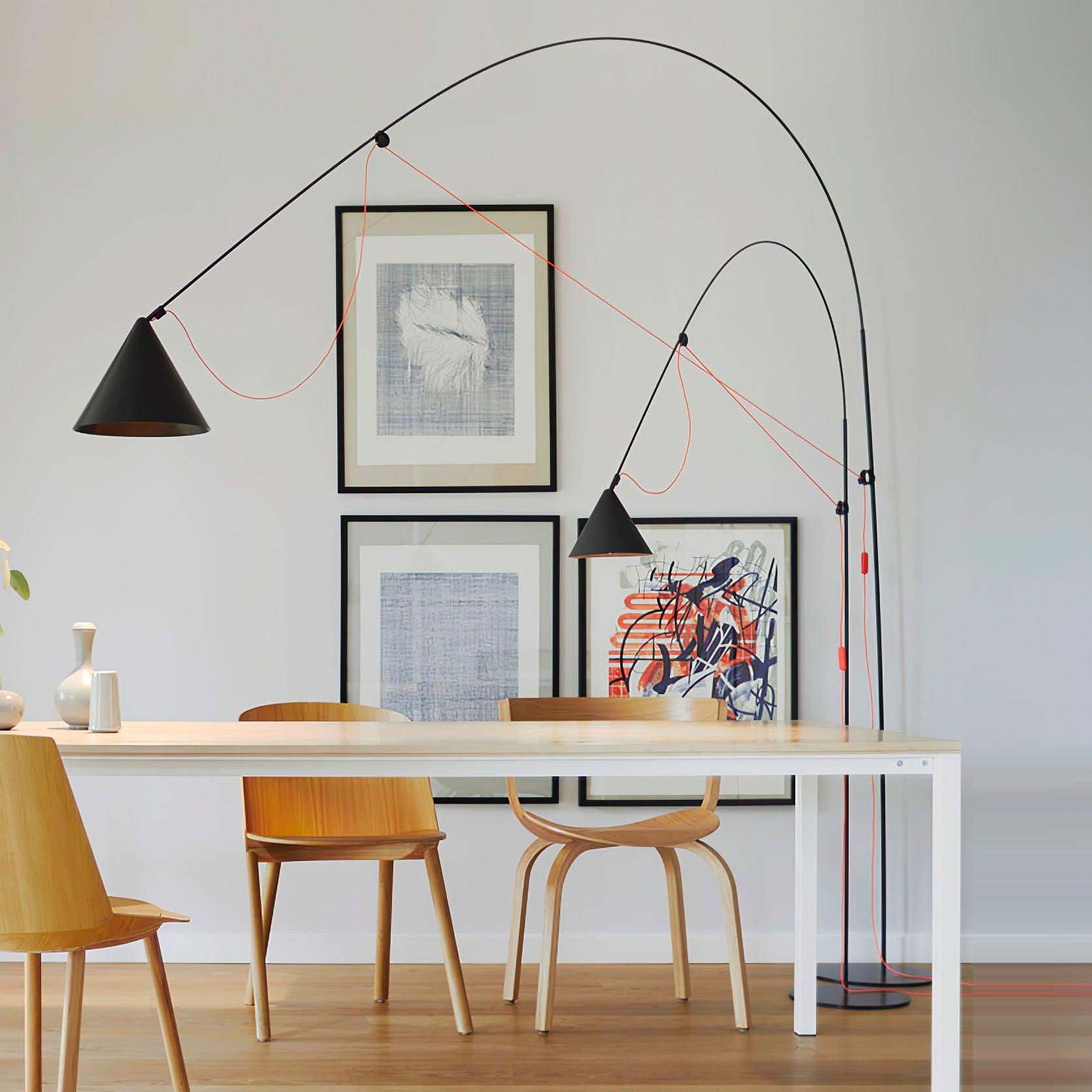 Aurzoril Industrial Floor Lamp-Neutral Decor
