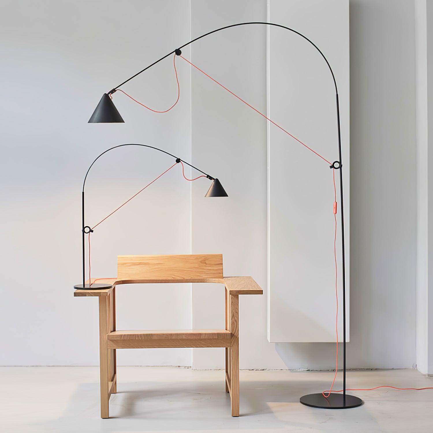 Aurzoril Industrial Floor Lamp-Neutral Decor