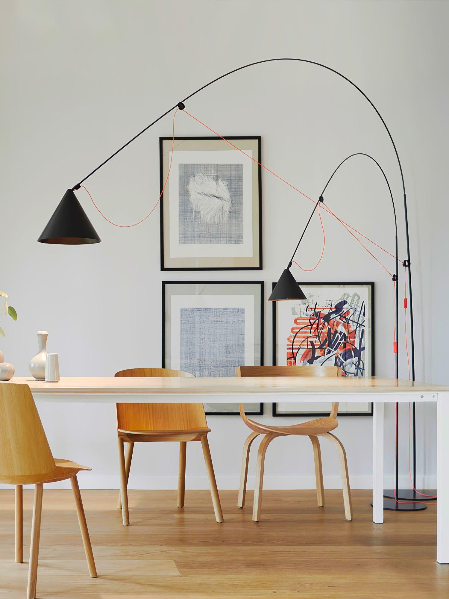 Aurzoril Industrial Floor Lamp-Neutral Decor