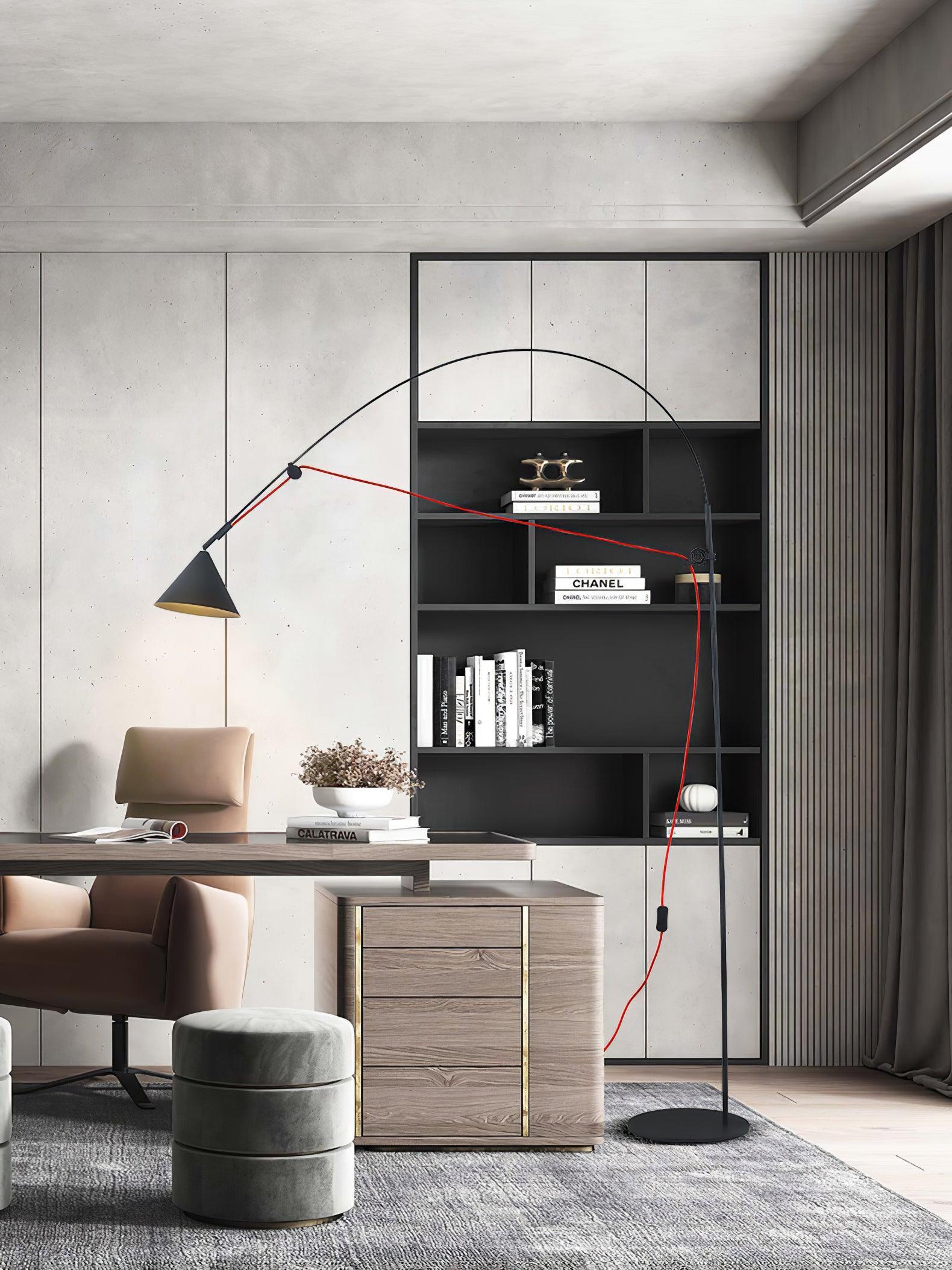 Aurzoril Industrial Floor Lamp-Neutral Decor