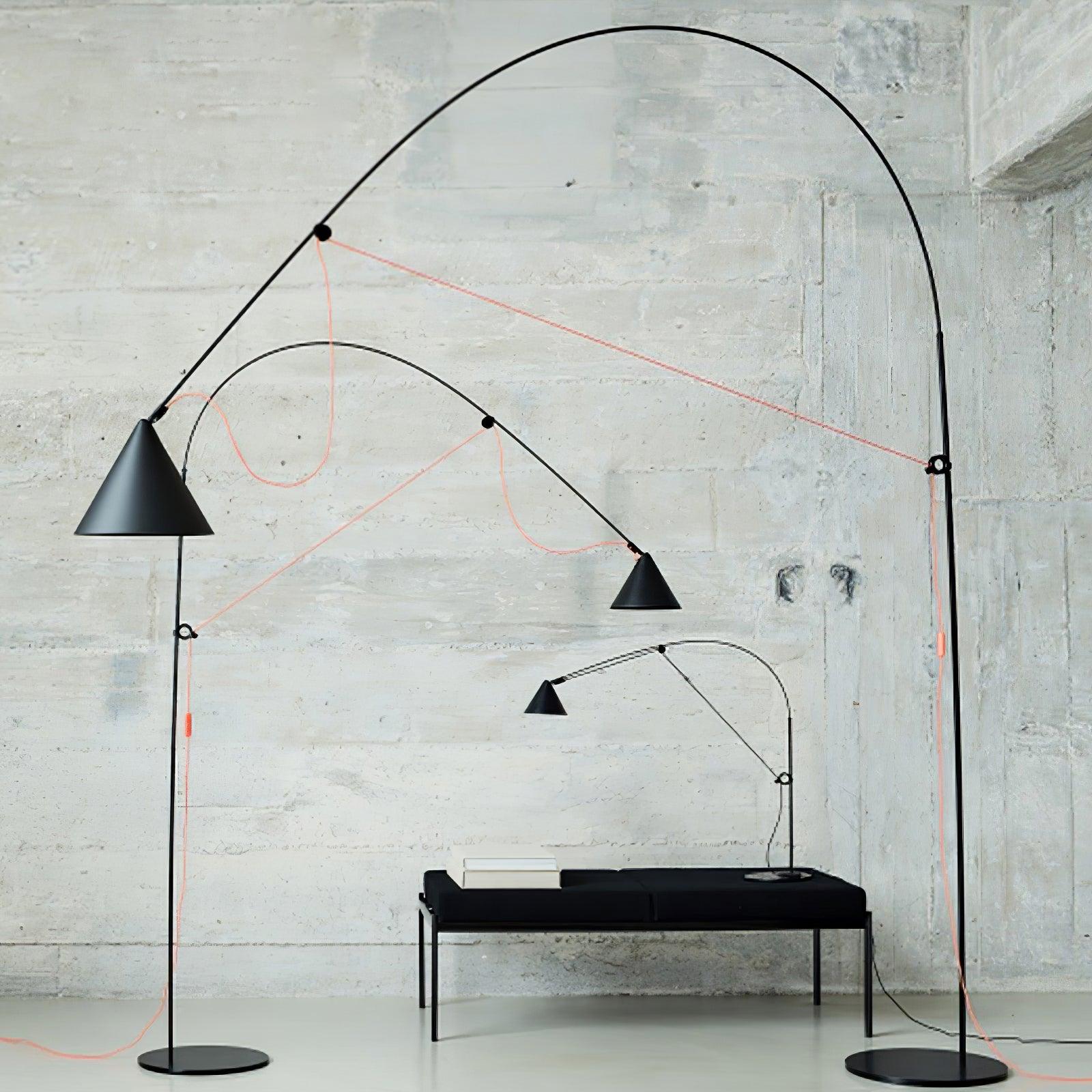 Aurzoril Industrial Floor Lamp-Neutral Decor
