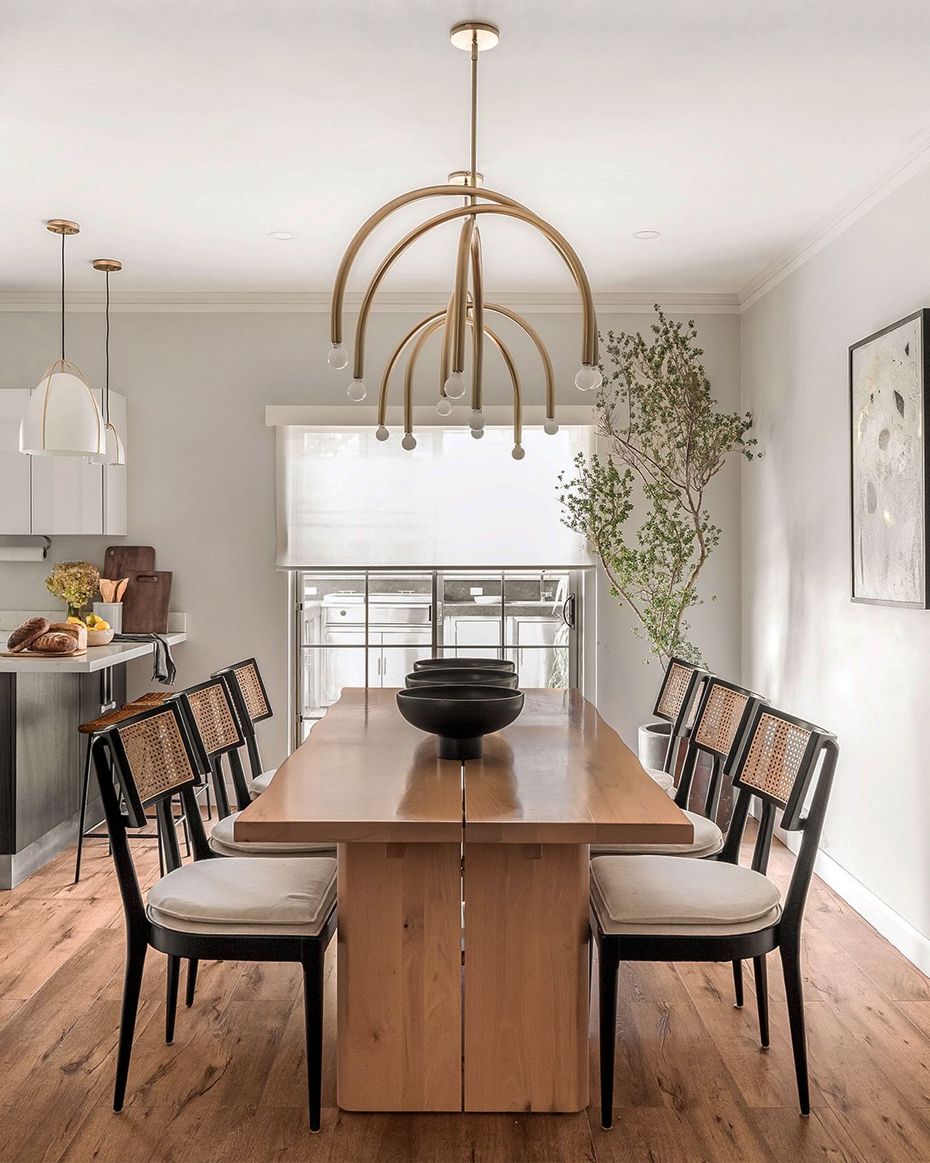 Rhea Brass Chandelier