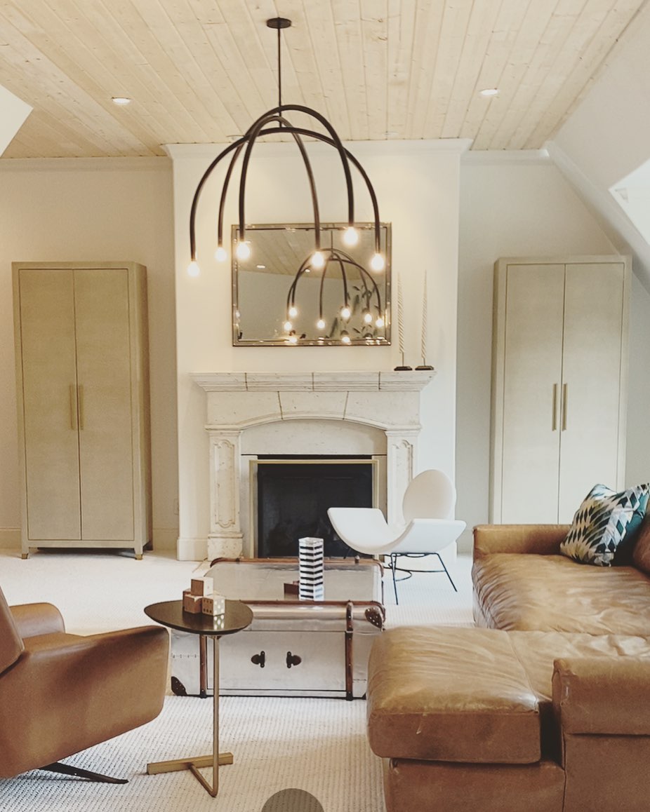 Rhea Brass Chandelier