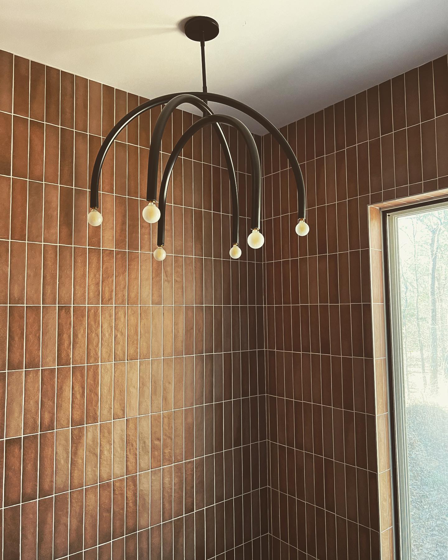 Rhea Brass Chandelier