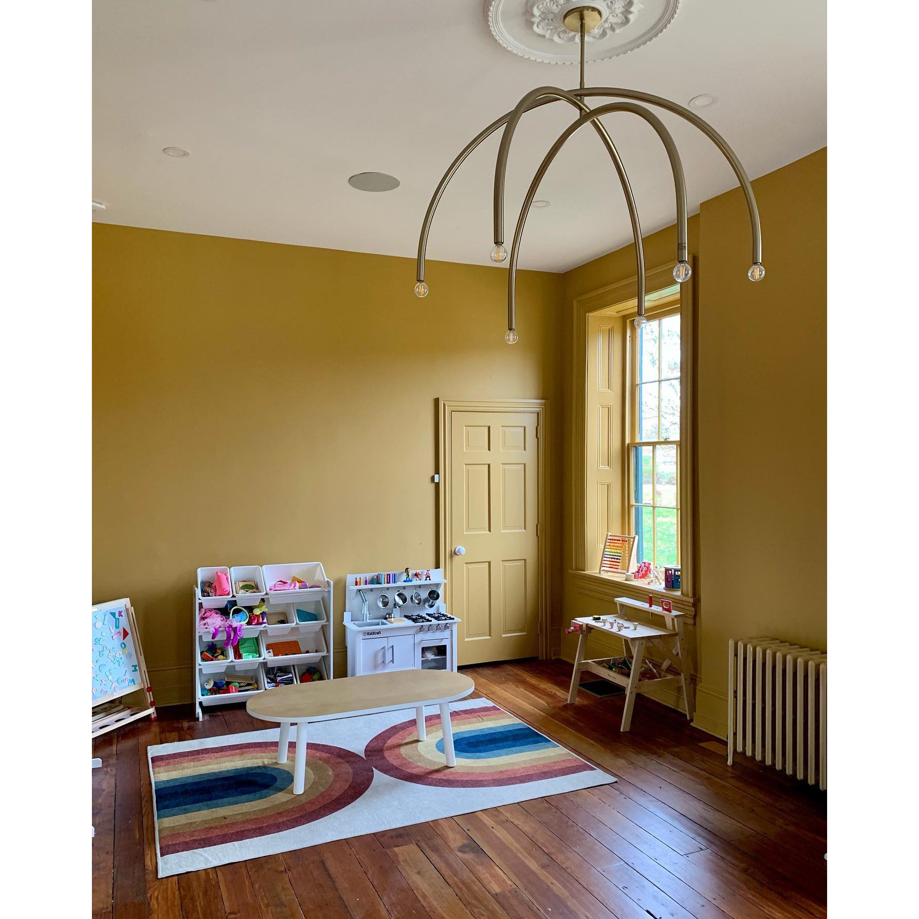 Rhea Brass Chandelier