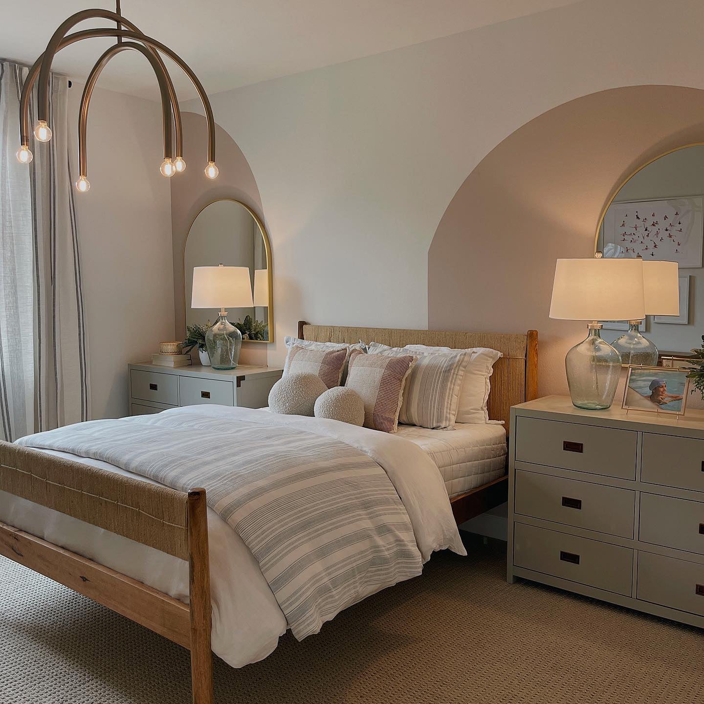 Rhea Brass Chandelier