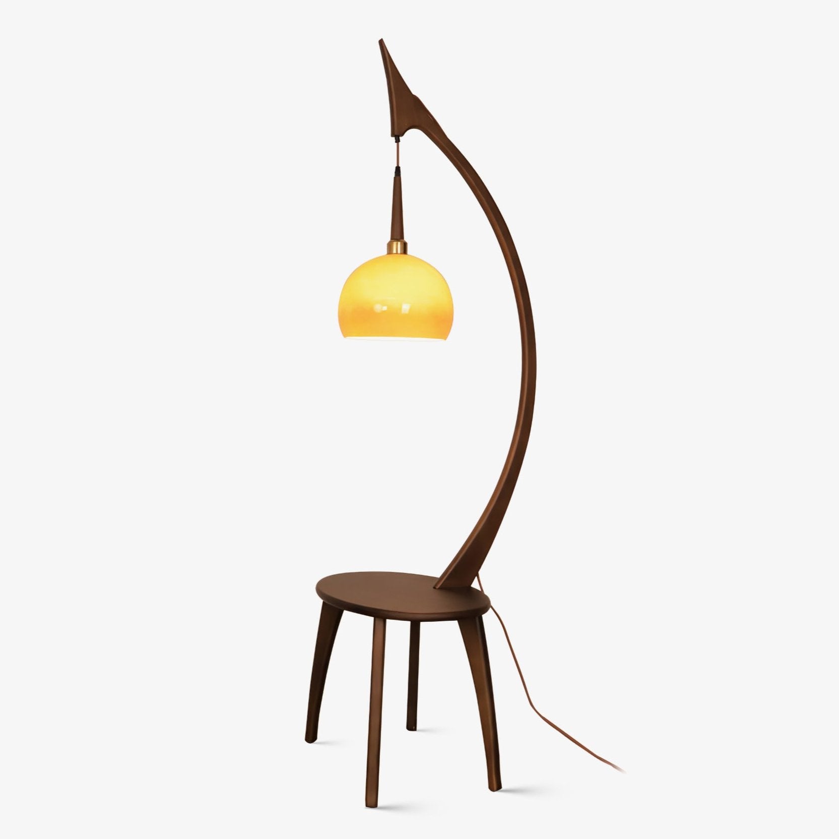 Arco Arc Curve Floor Lamp-Neutral Decor