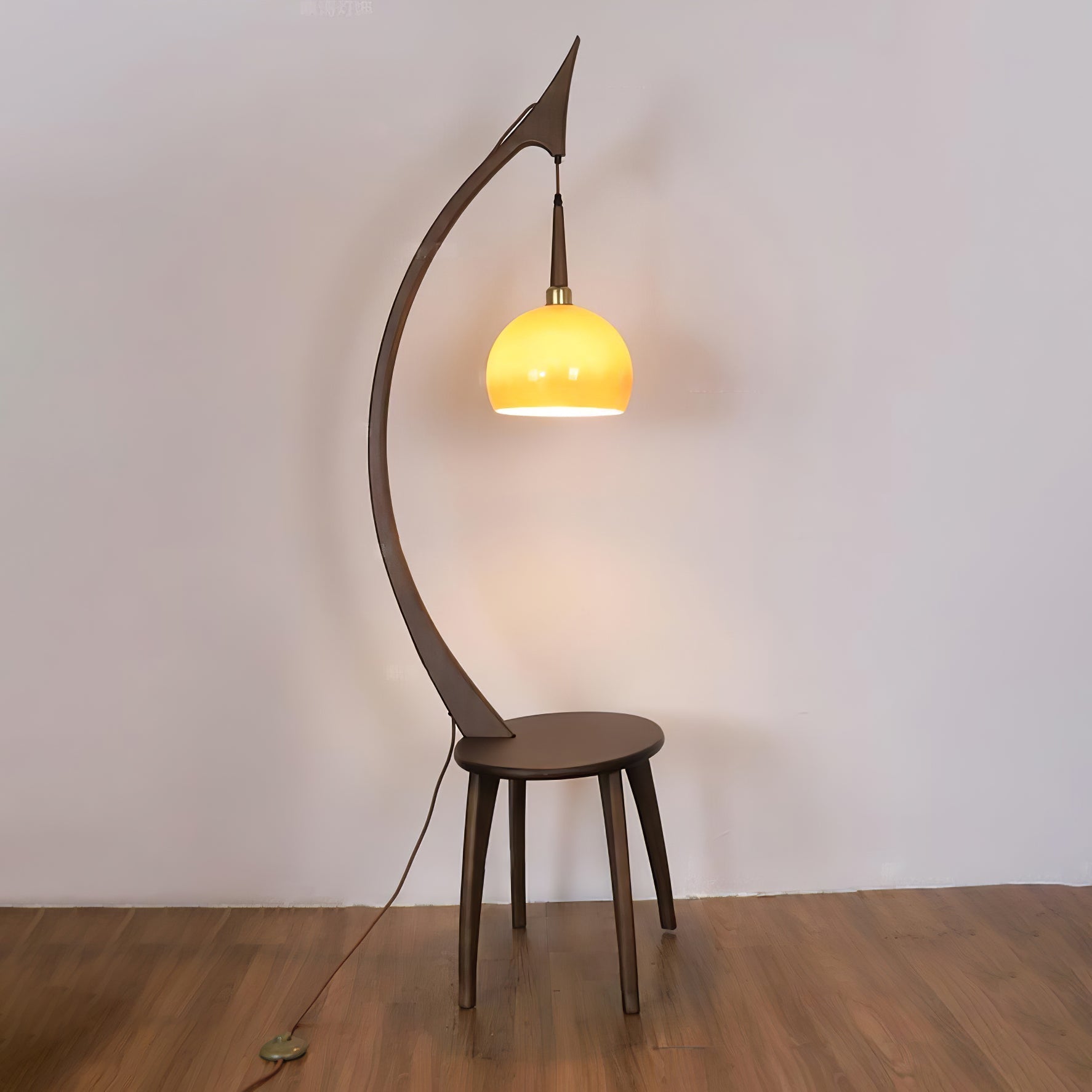 Arco Arc Curve Floor Lamp-Neutral Decor