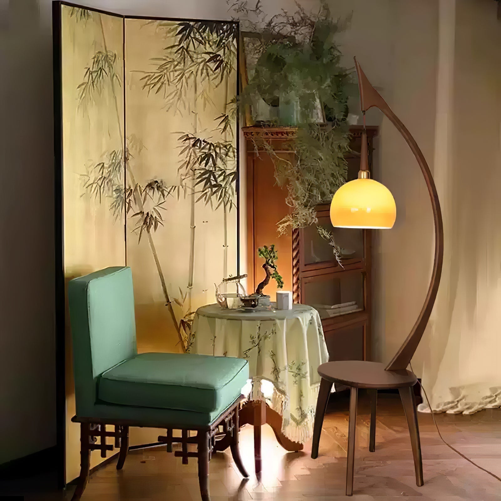 Arco Arc Curve Floor Lamp-Neutral Decor
