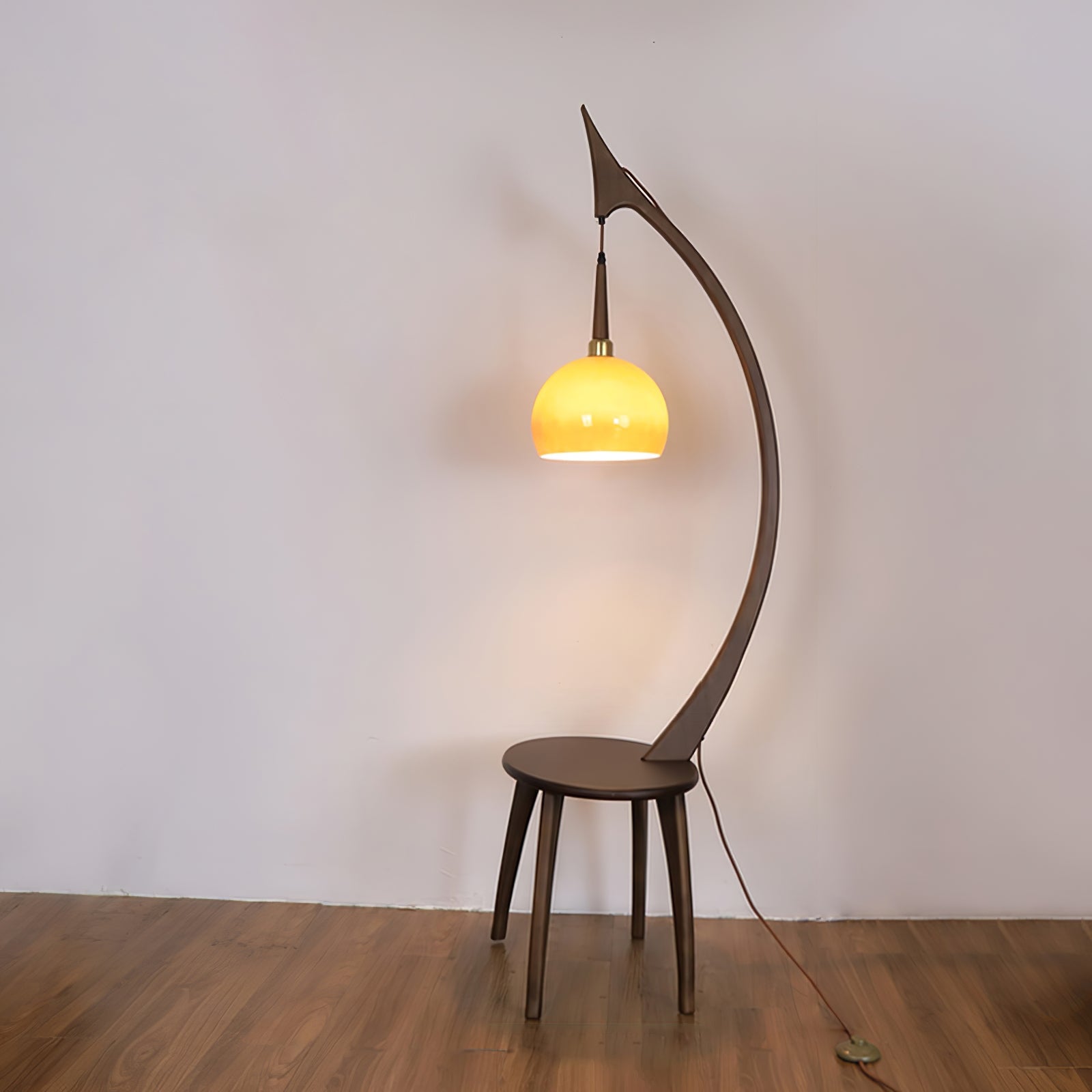 Arco Arc Curve Floor Lamp-Neutral Decor