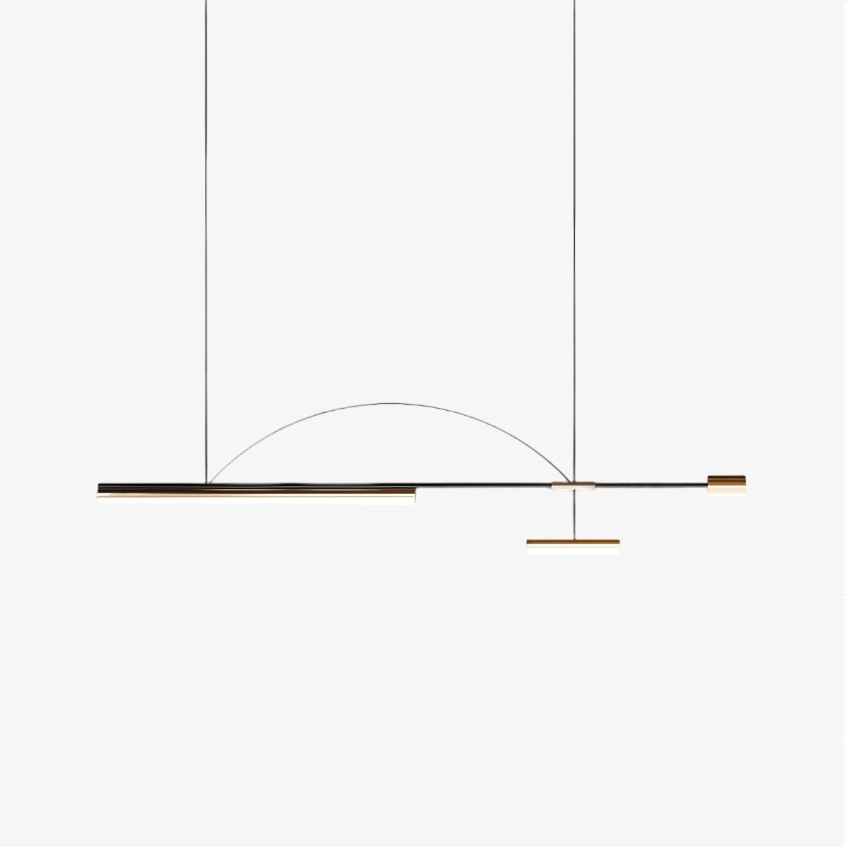 Della Linear Modern Pendant Light-Neutral Decor