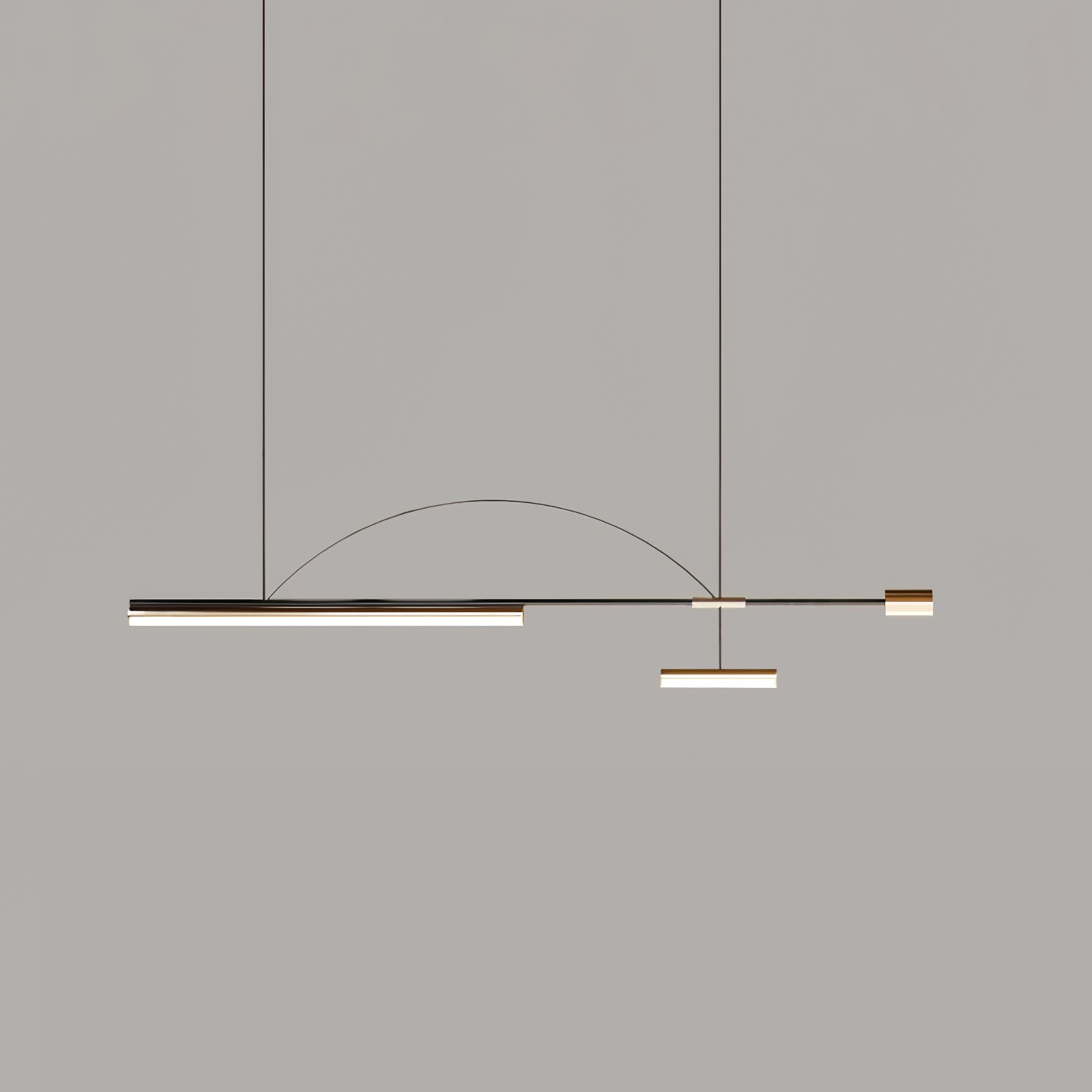 Della Linear Modern Pendant Light-Neutral Decor
