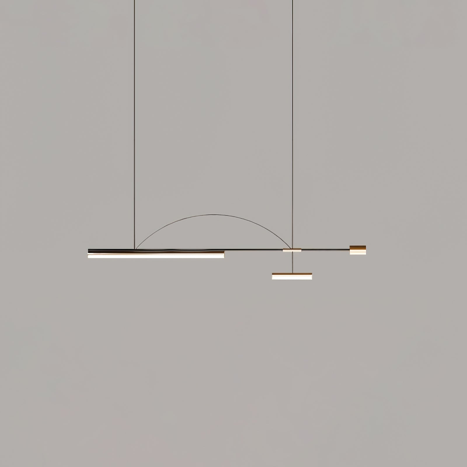 Della Linear Modern Pendant Light-Neutral Decor