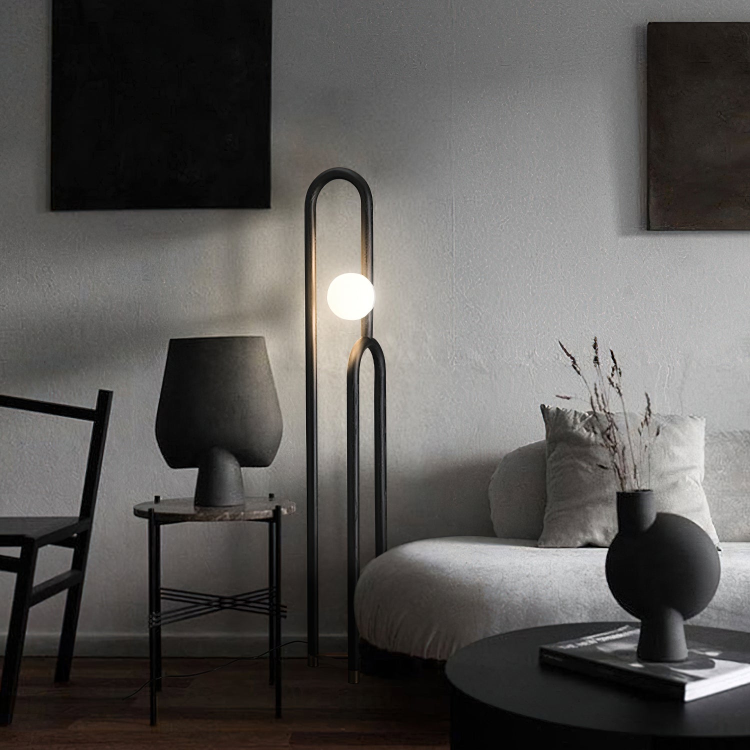 Veraear Art Deco Floor Lamp-Neutral Decor