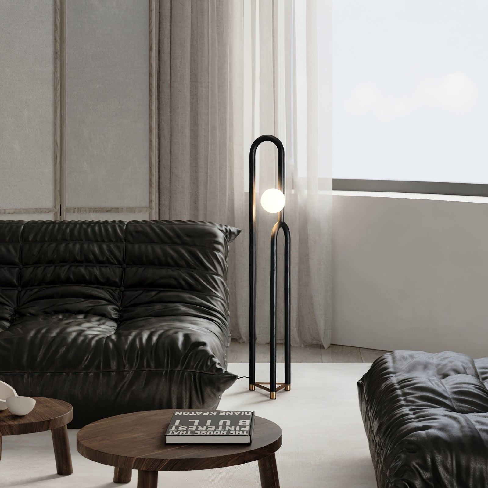Veraear Art Deco Floor Lamp-Neutral Decor