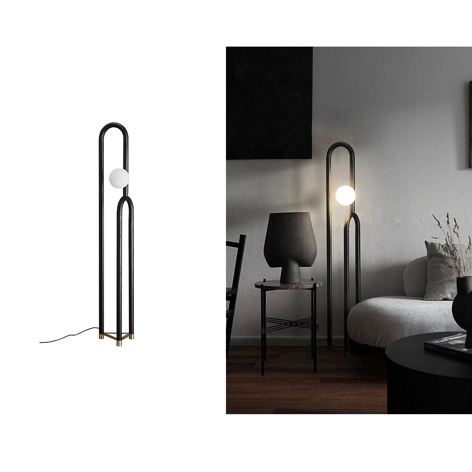 Veraear Art Deco Floor Lamp-Neutral Decor