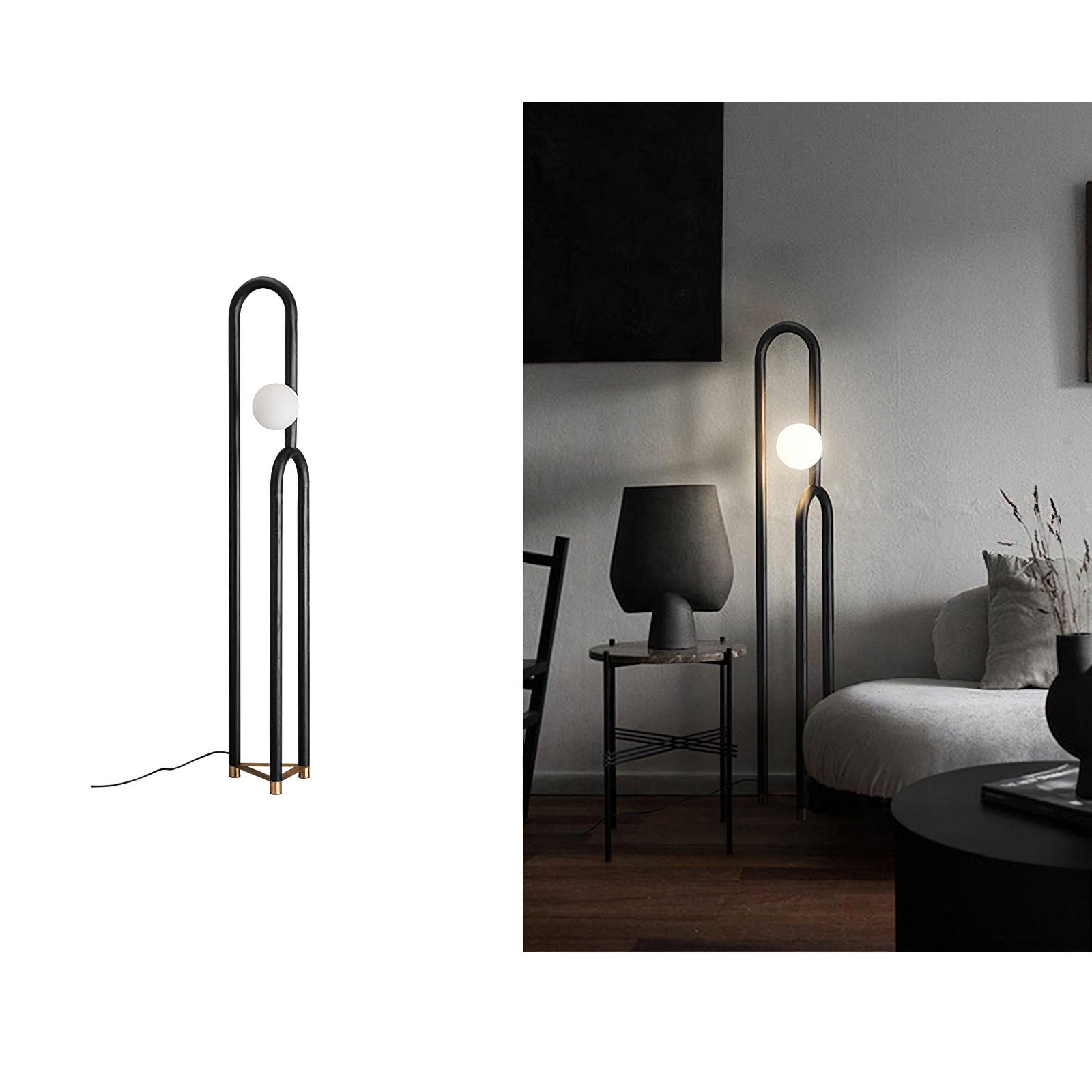 Veraear Art Deco Floor Lamp-Neutral Decor