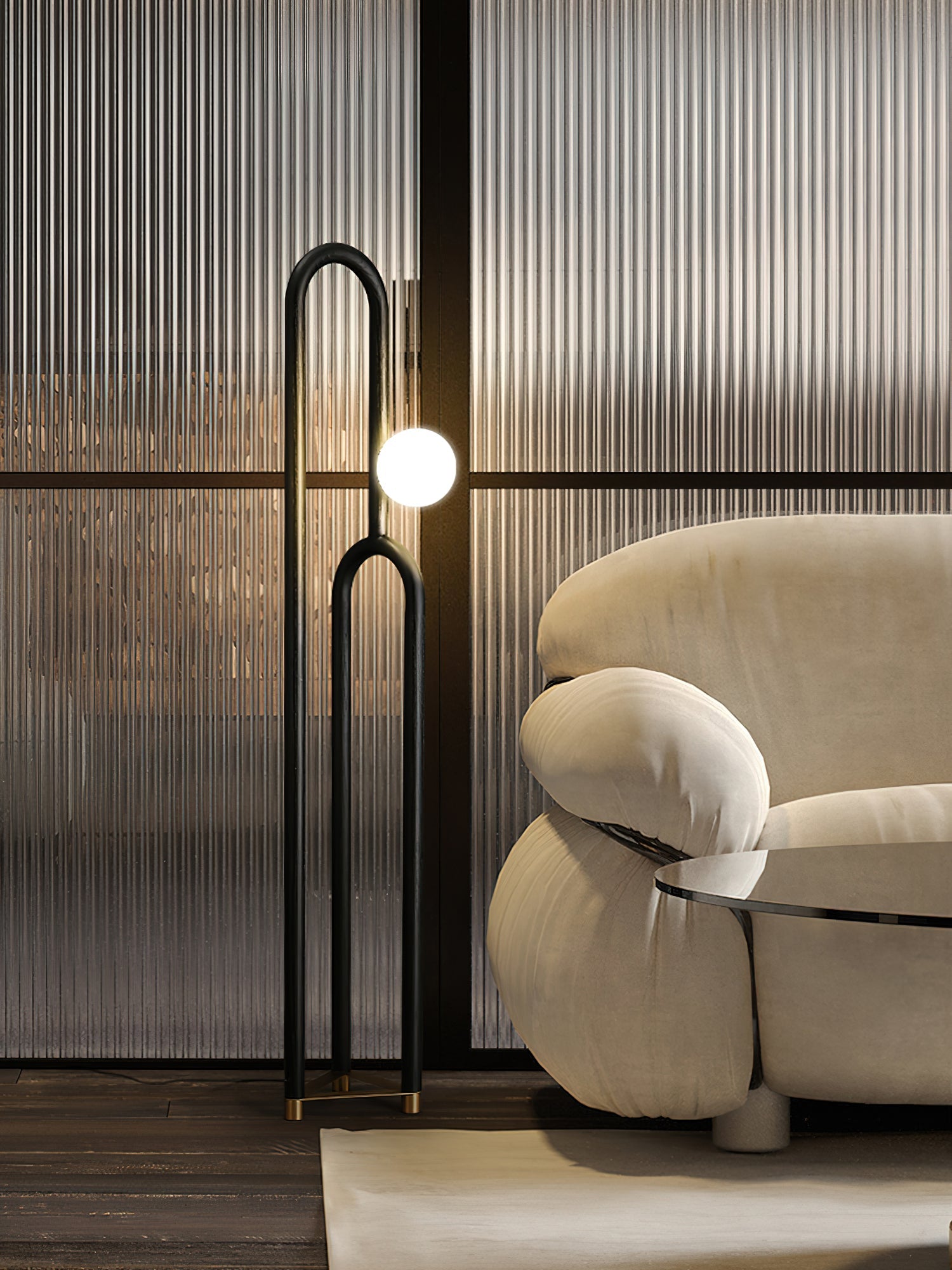 Veraear Art Deco Floor Lamp-Neutral Decor