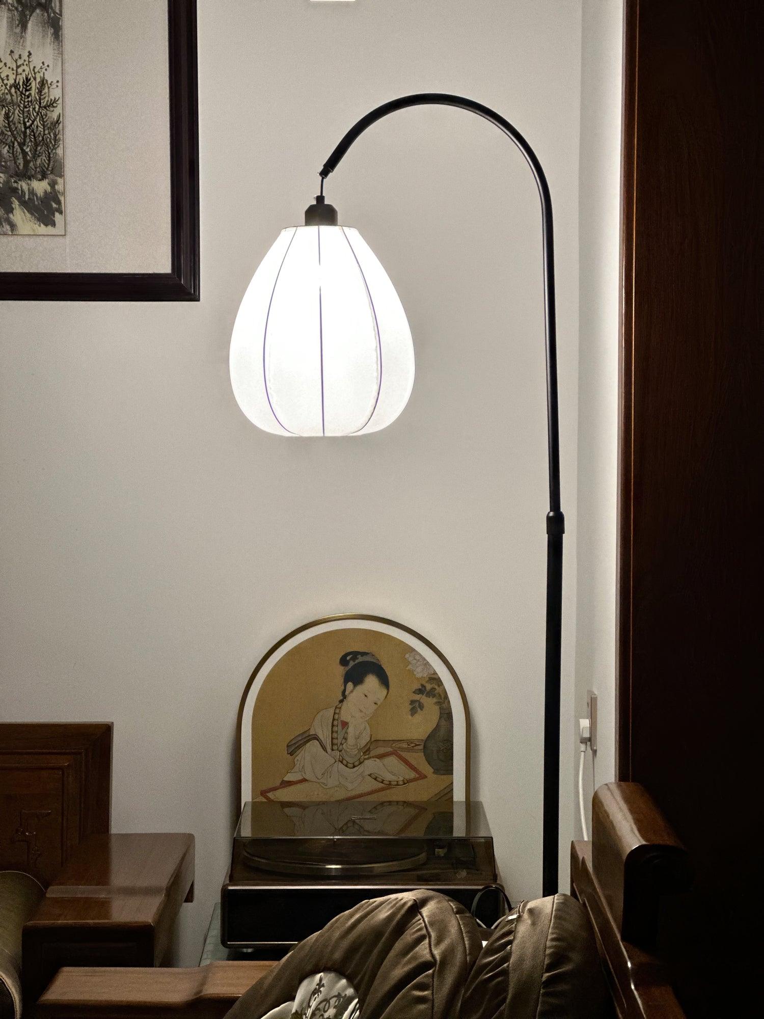 Vazoril Multifunctional Wood Fabric Floor Lamp-Neutral Decor