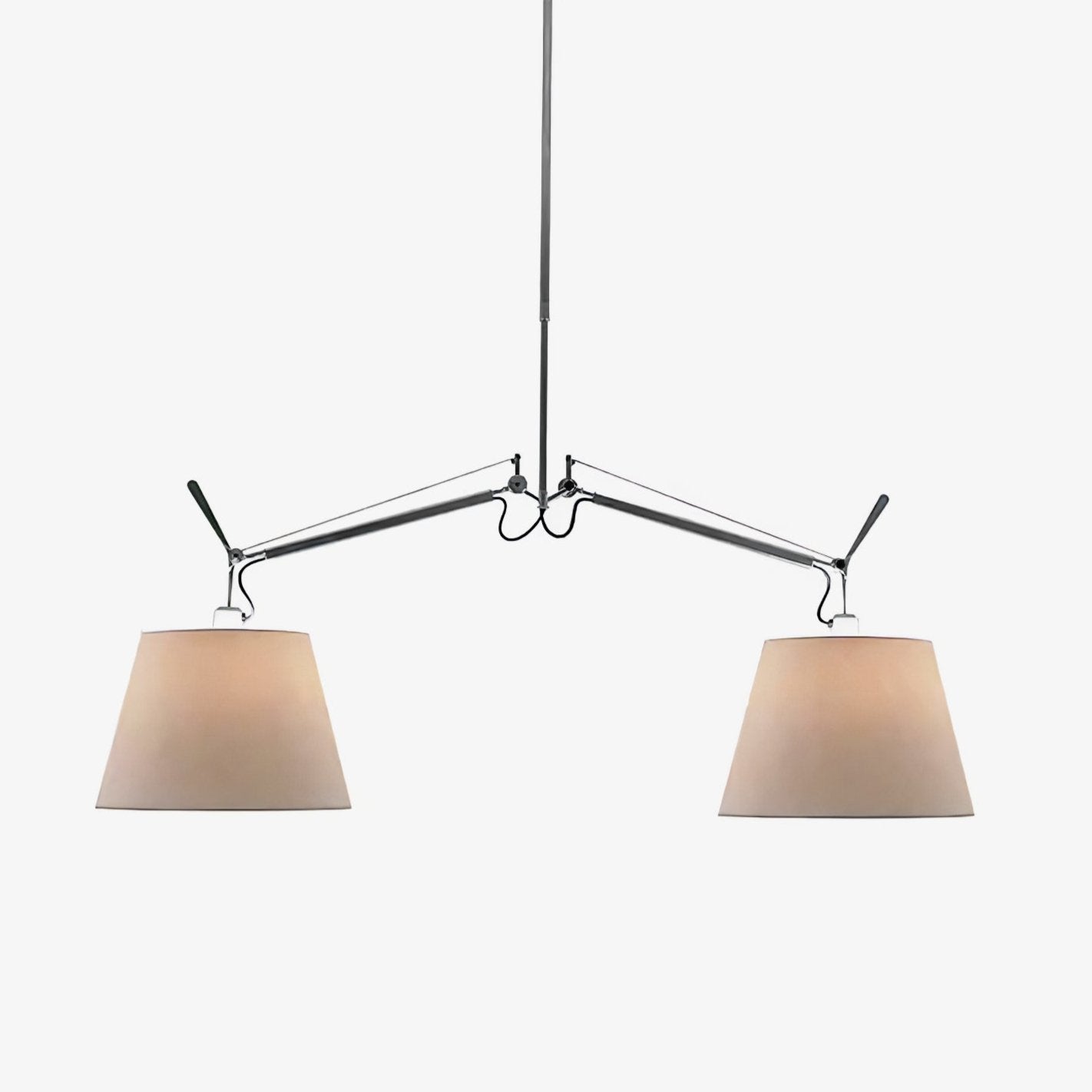 Evmirion Premium Elegance Shade Fabric Pendant Lamp-Neutral Decor