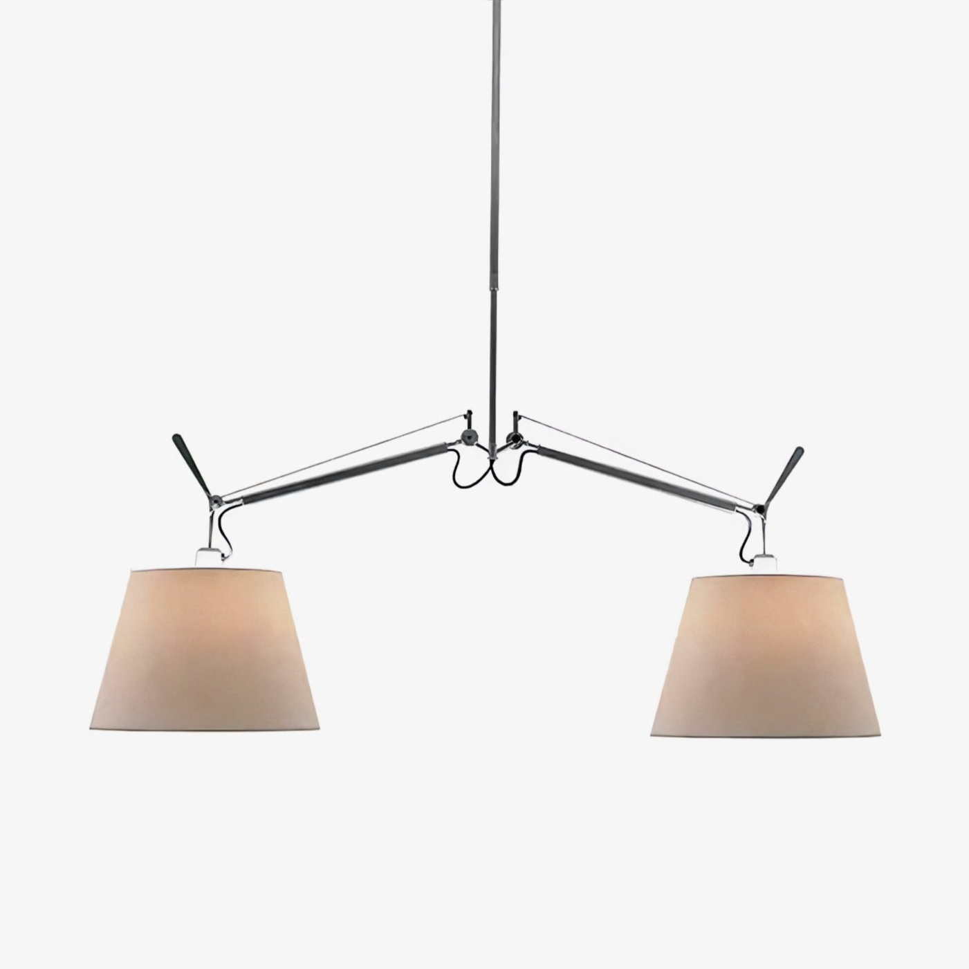 Evmirion Premium Elegance Shade Fabric Pendant Lamp-Neutral Decor