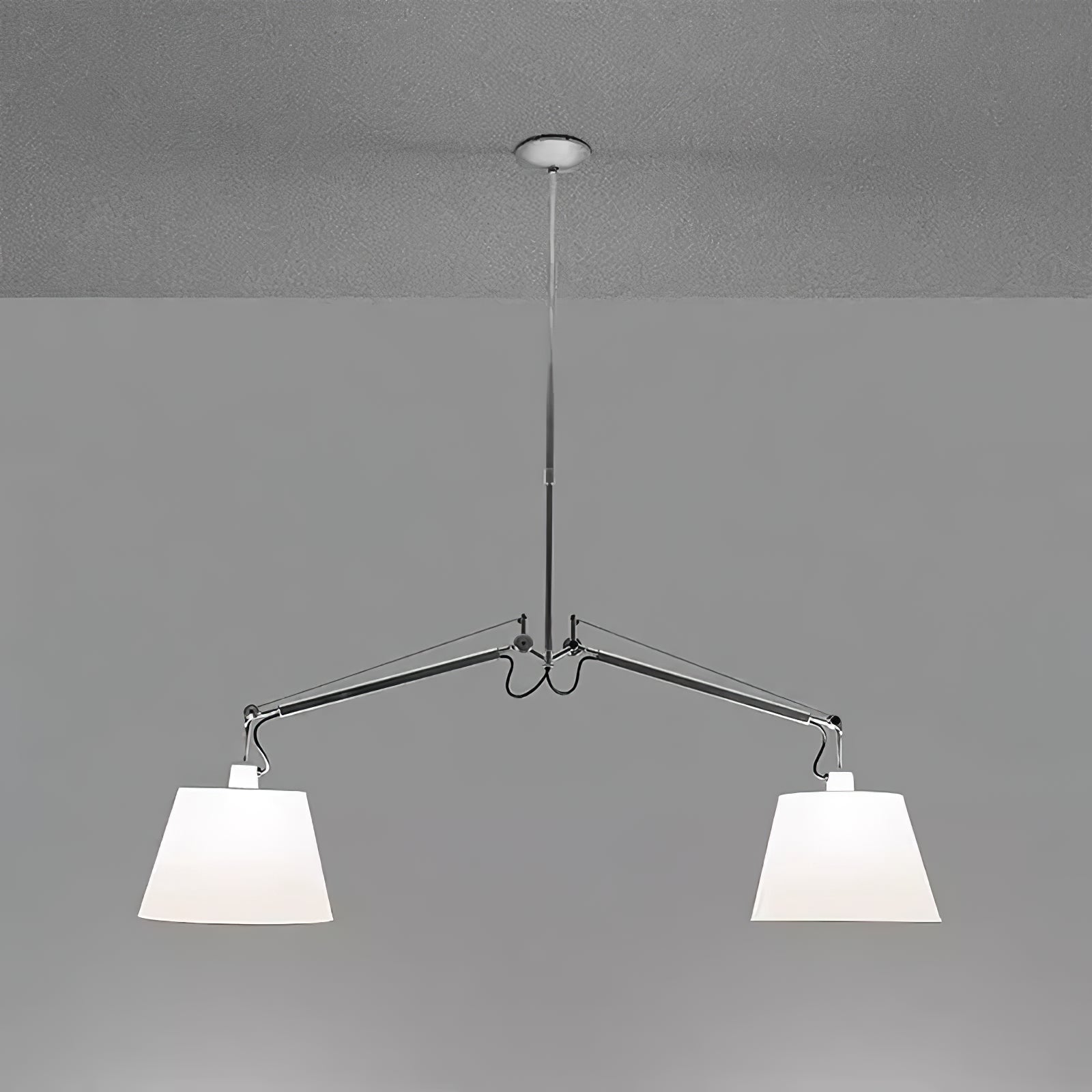 Evmirion Premium Elegance Shade Fabric Pendant Lamp-Neutral Decor