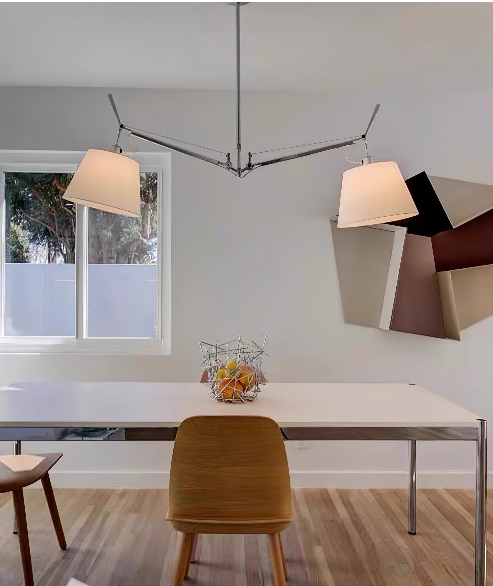 Evmirion Premium Elegance Shade Fabric Pendant Lamp-Neutral Decor