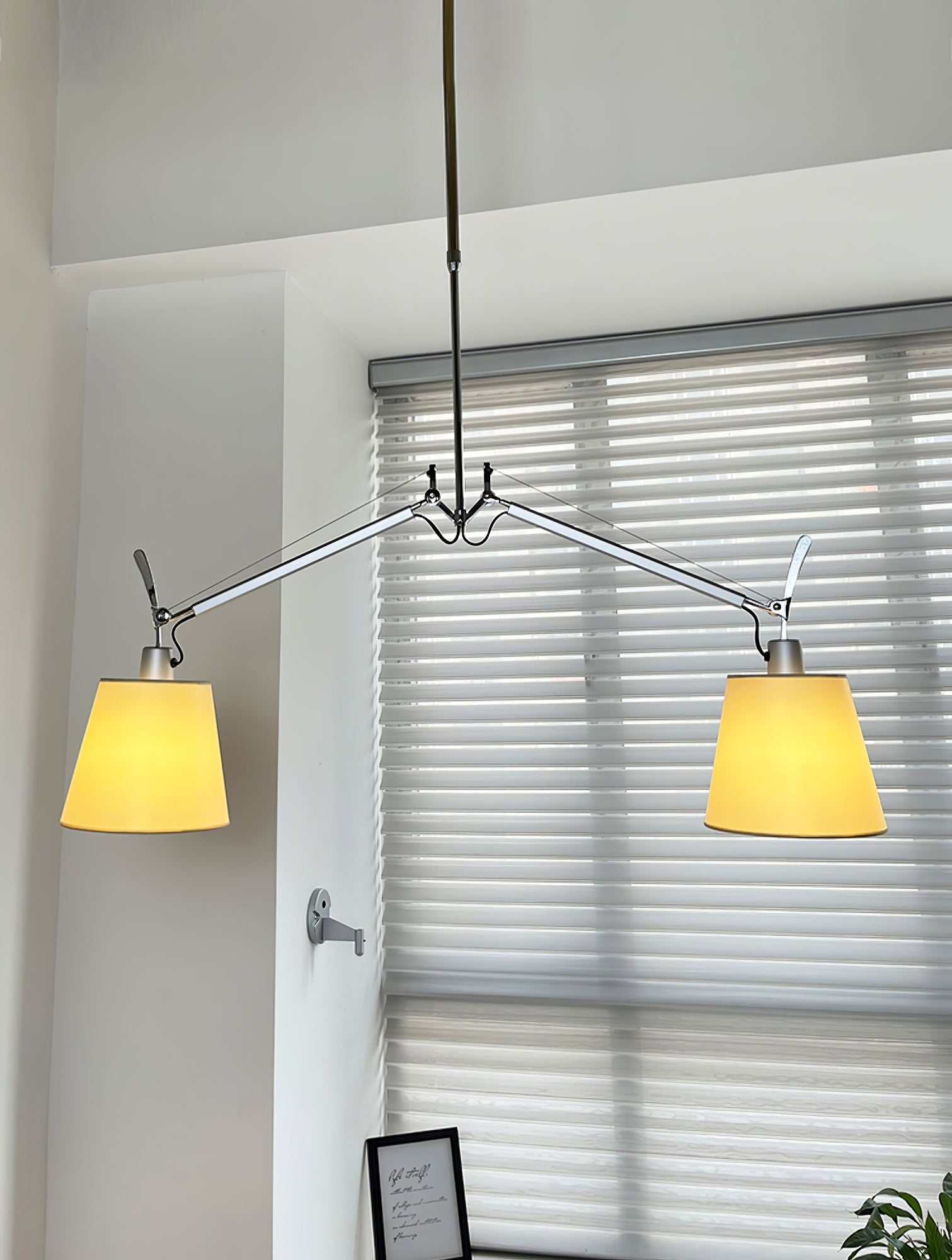 Evmirion Premium Elegance Shade Fabric Pendant Lamp-Neutral Decor