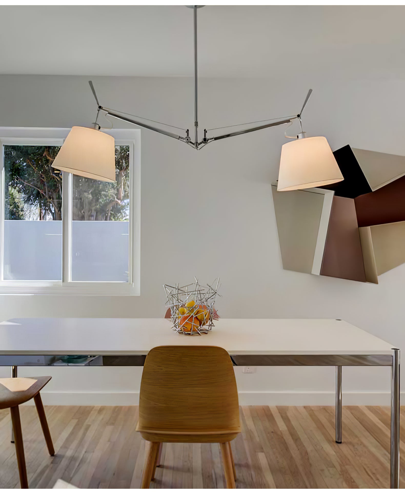 Evmirion Premium Elegance Shade Fabric Pendant Lamp-Neutral Decor