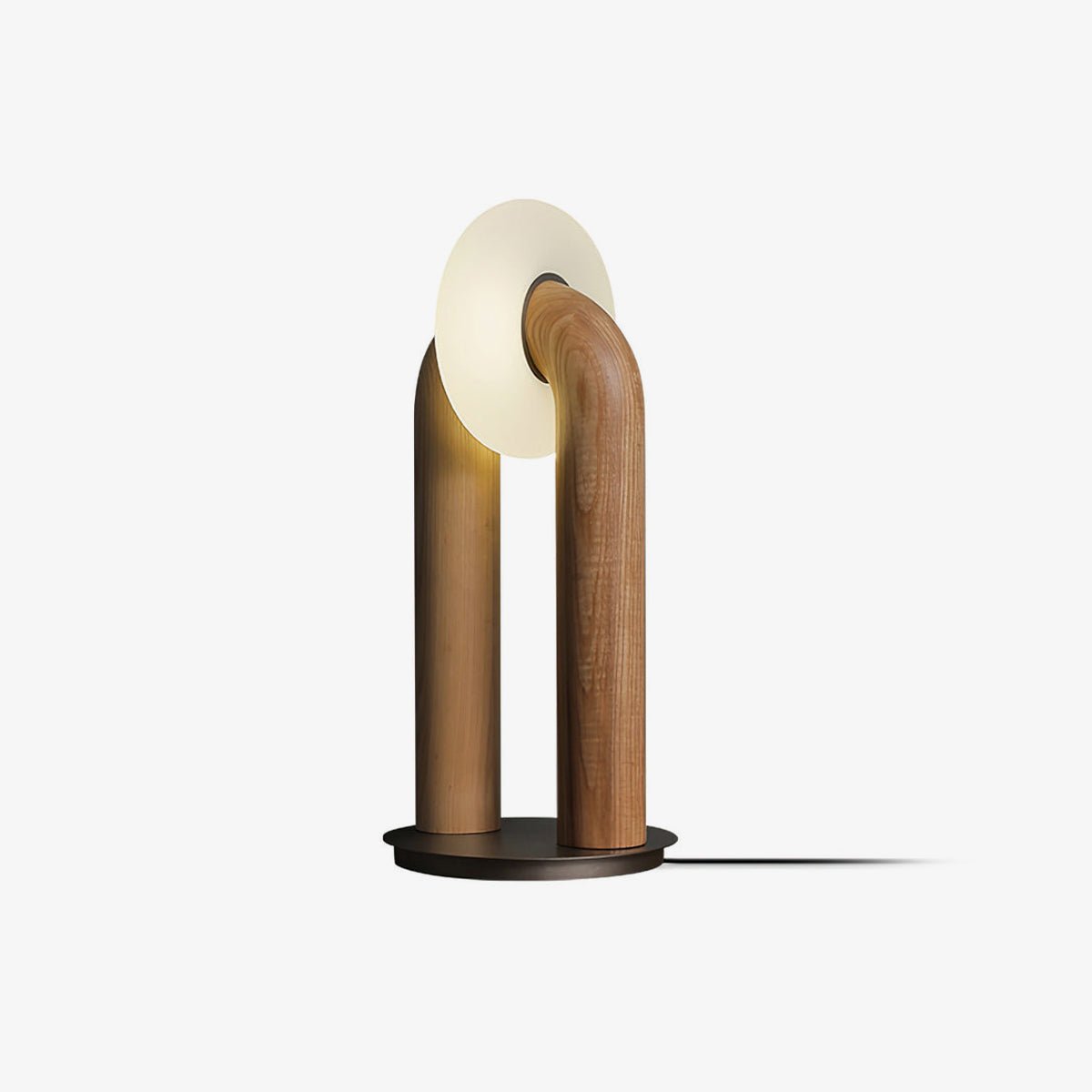 Raelix Wood Vintage Table Lamp-Neutral Decor