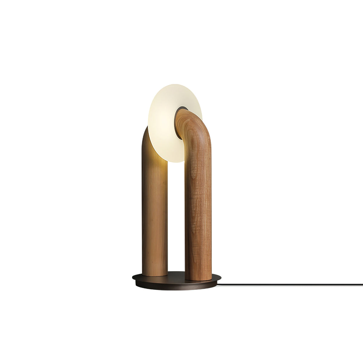Raelix Wood Vintage Table Lamp-Neutral Decor