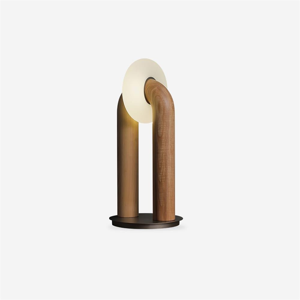 Raelix Wood Vintage Table Lamp-Neutral Decor