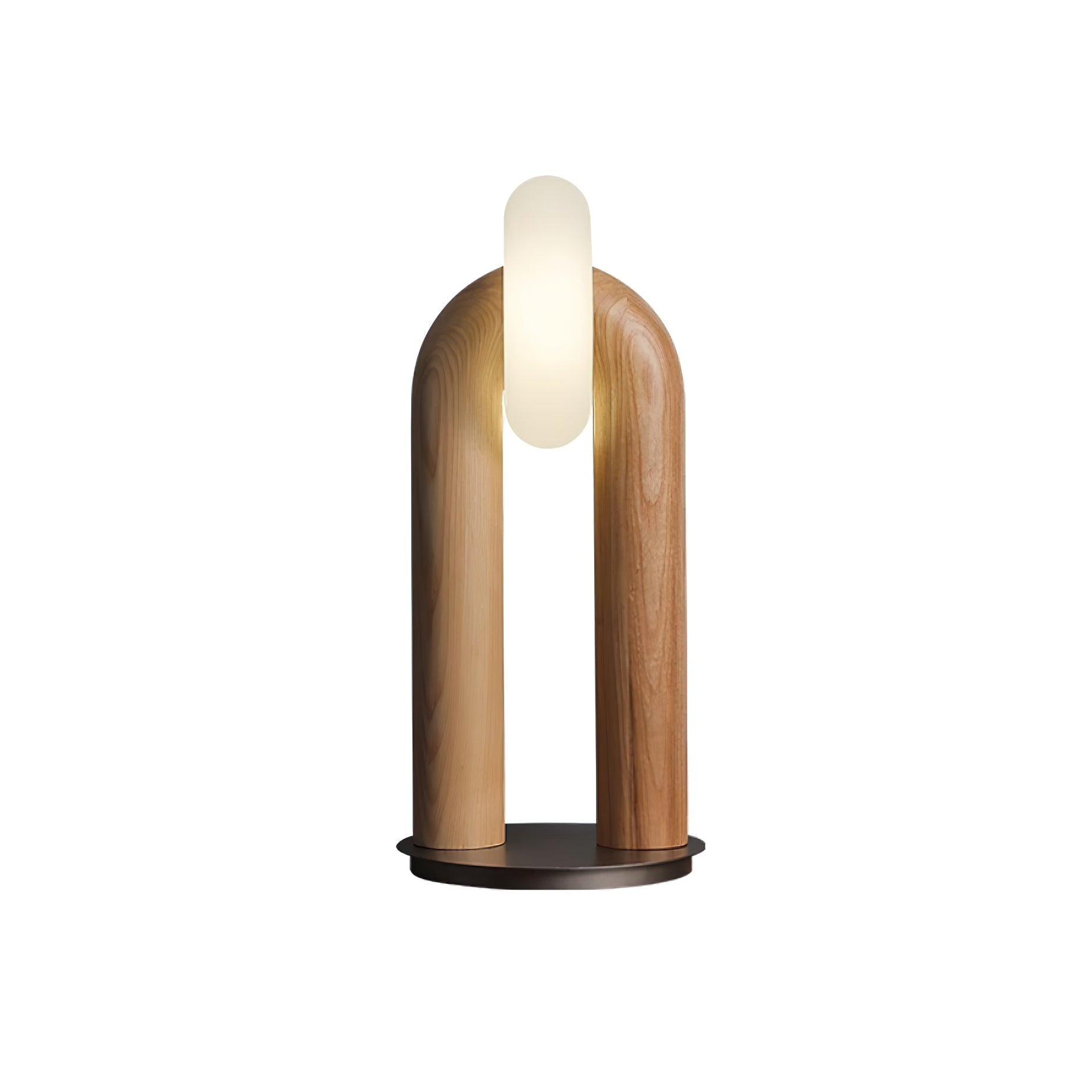 Raelix Wood Vintage Table Lamp-Neutral Decor