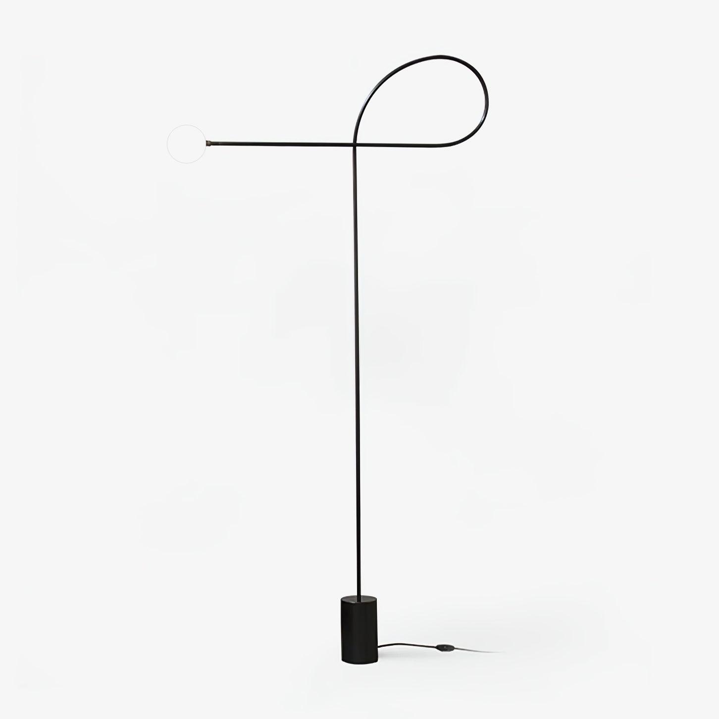 Zanoril Sculptural Floor Lamp-Neutral Decor