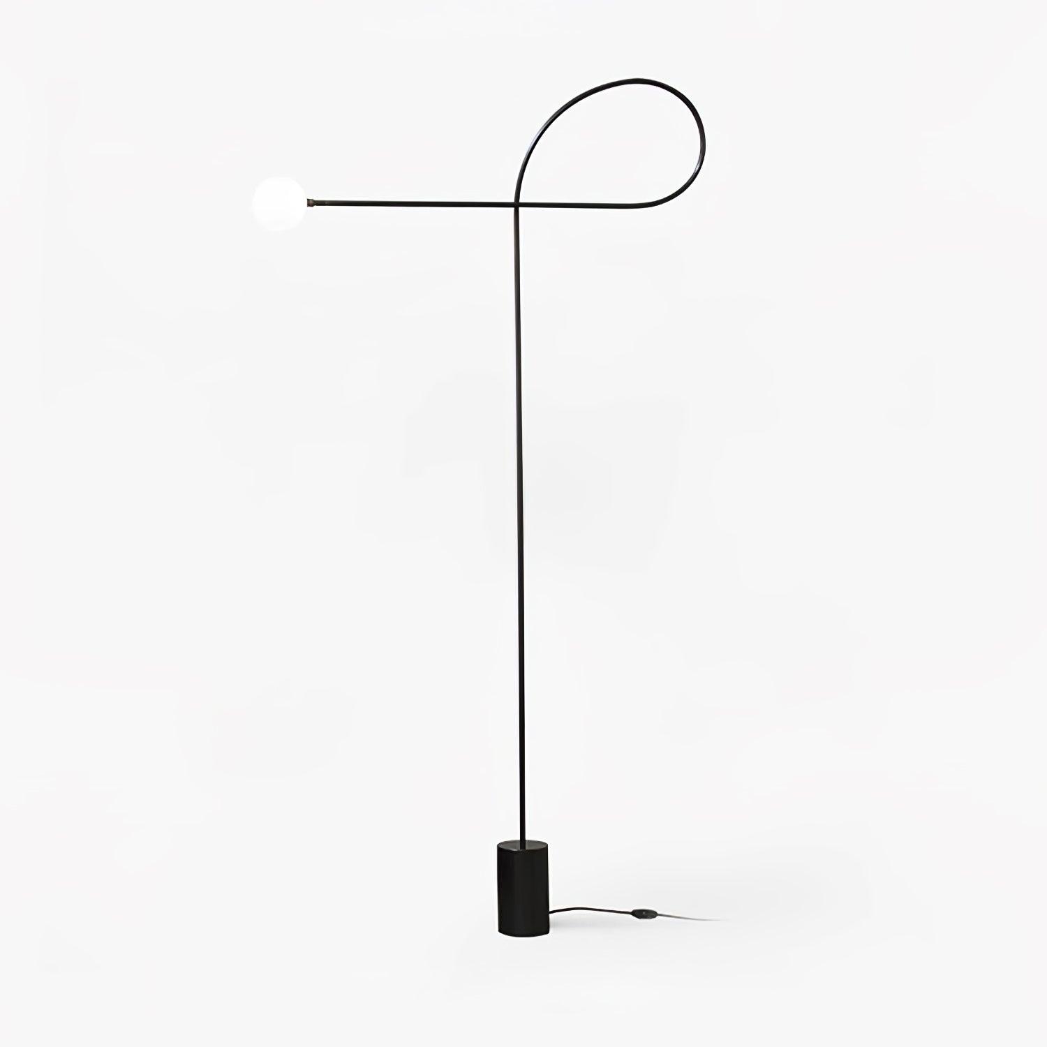 Zanoril Sculptural Floor Lamp-Neutral Decor
