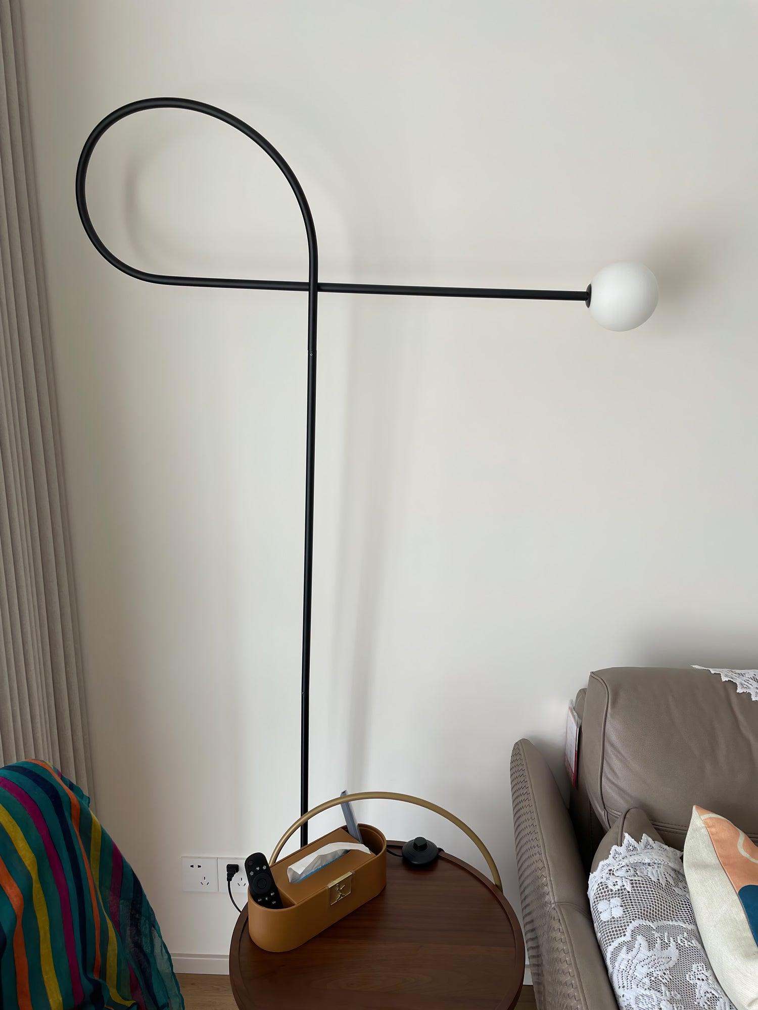 Zanoril Sculptural Floor Lamp-Neutral Decor