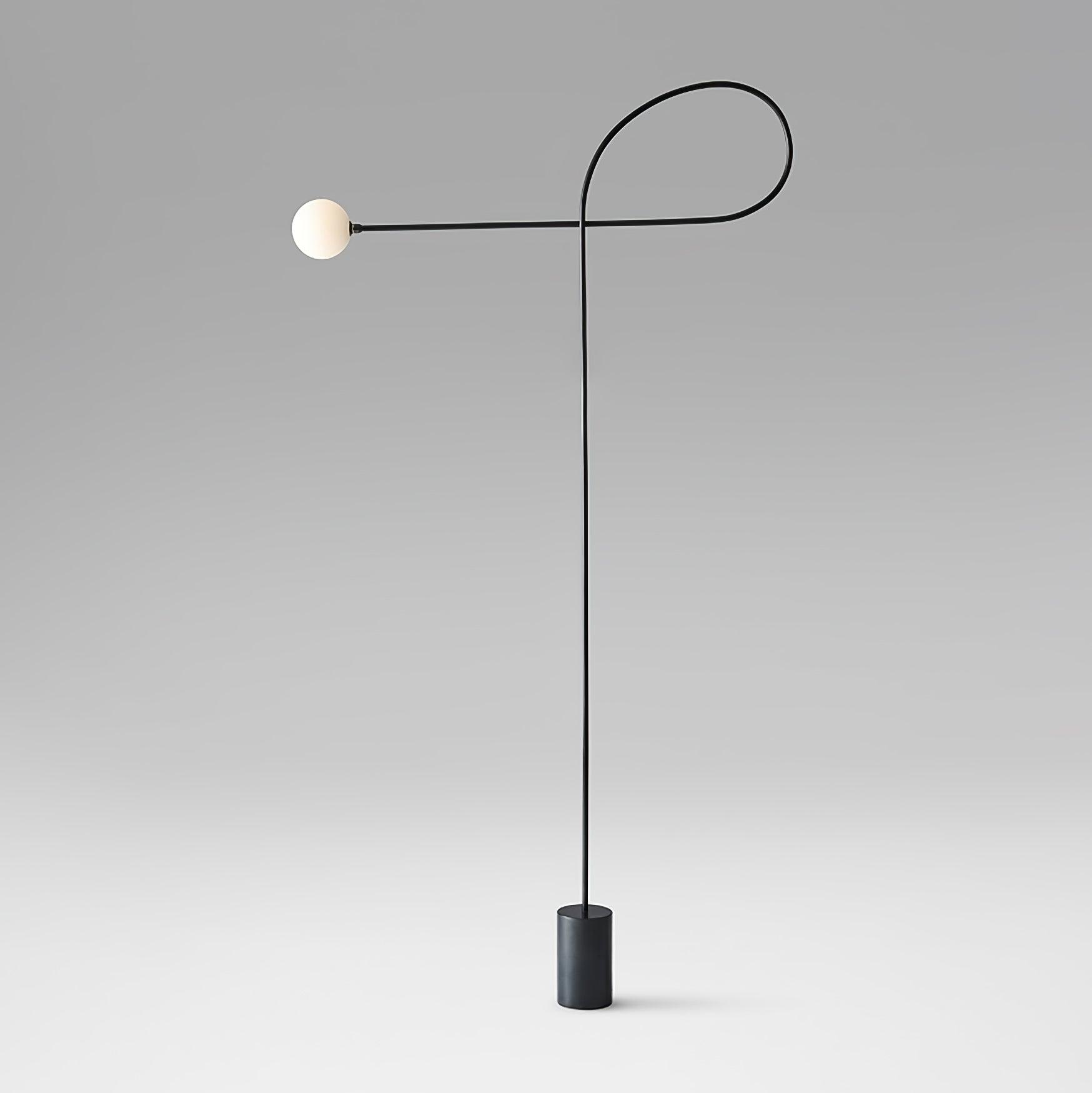 Zanoril Sculptural Floor Lamp-Neutral Decor