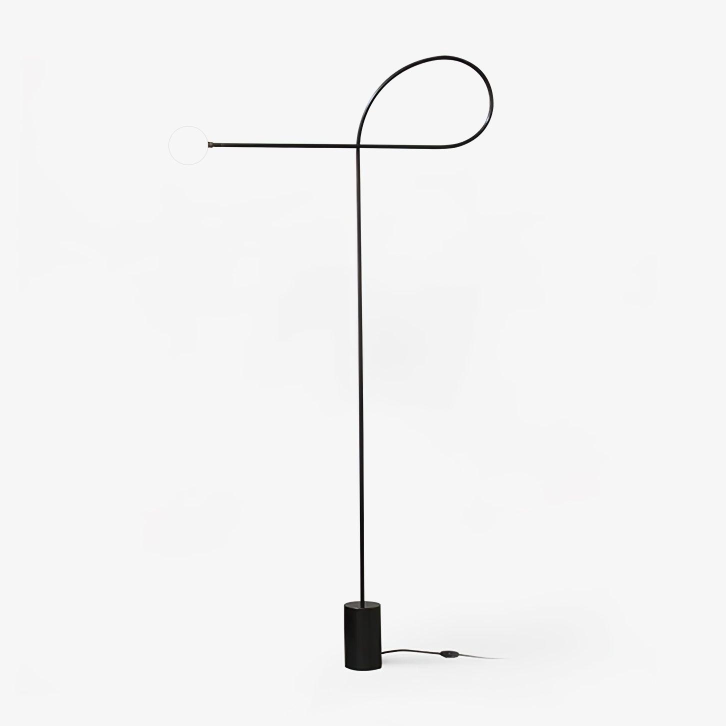 Zanoril Sculptural Floor Lamp-Neutral Decor