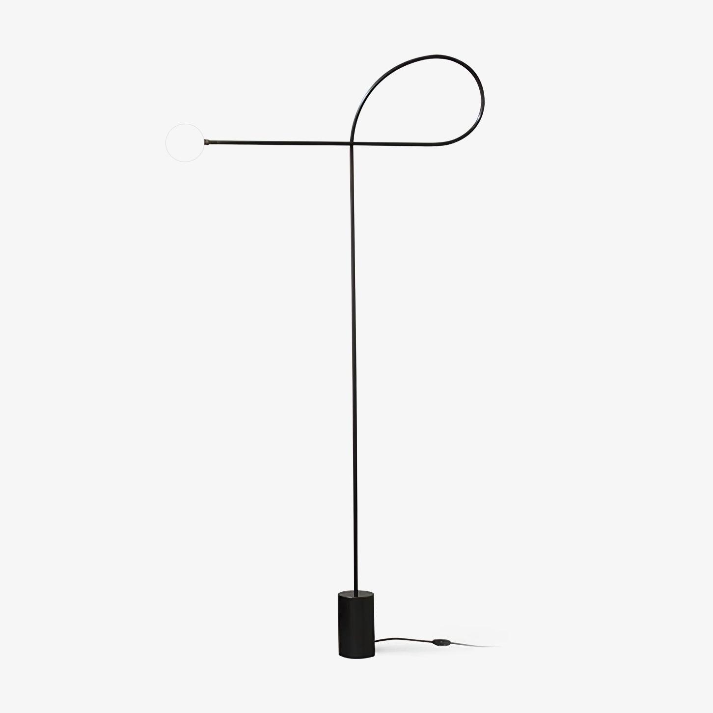 Zanoril Sculptural Floor Lamp-Neutral Decor