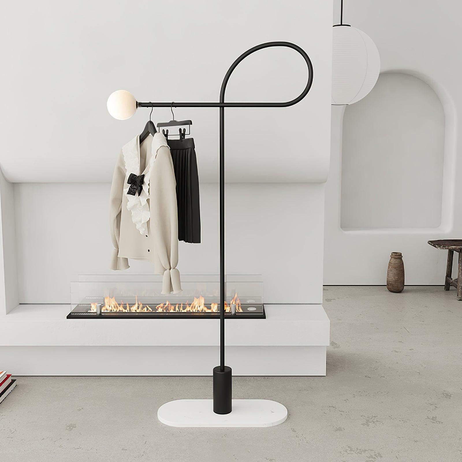 Zanoril Sculptural Floor Lamp-Neutral Decor
