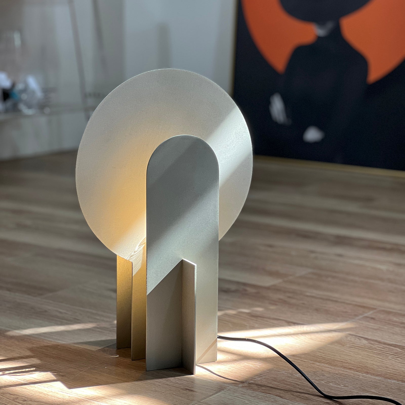 Arch Marble Table Lamp-Neutral Decor