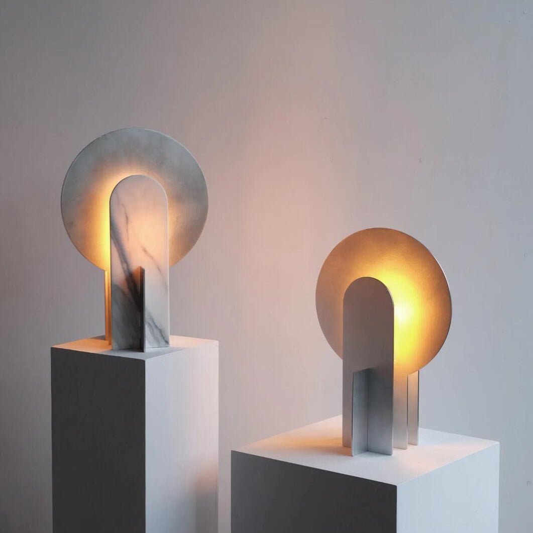 Arch Marble Table Lamp-Neutral Decor
